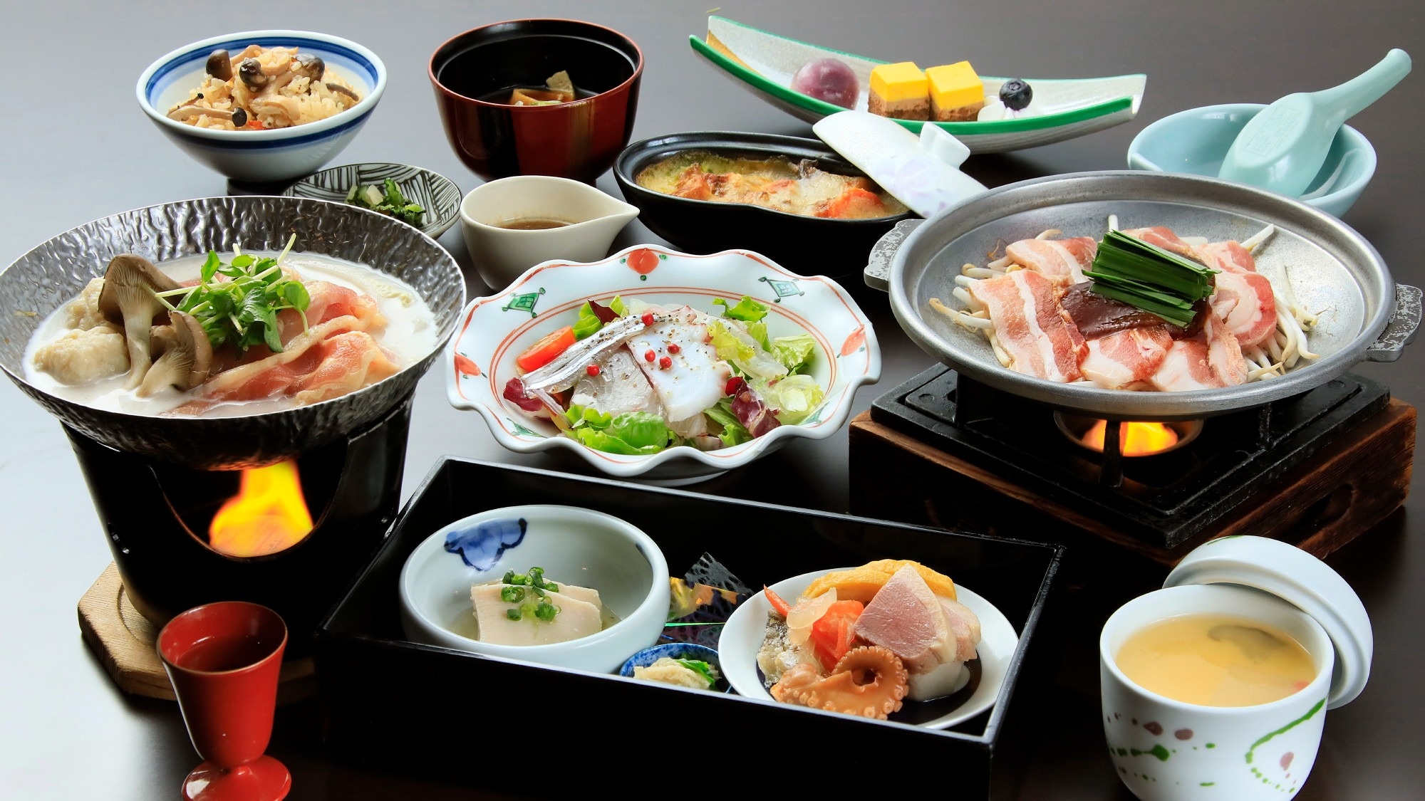 晚餐 | 基本怀石料理“日轮”示例