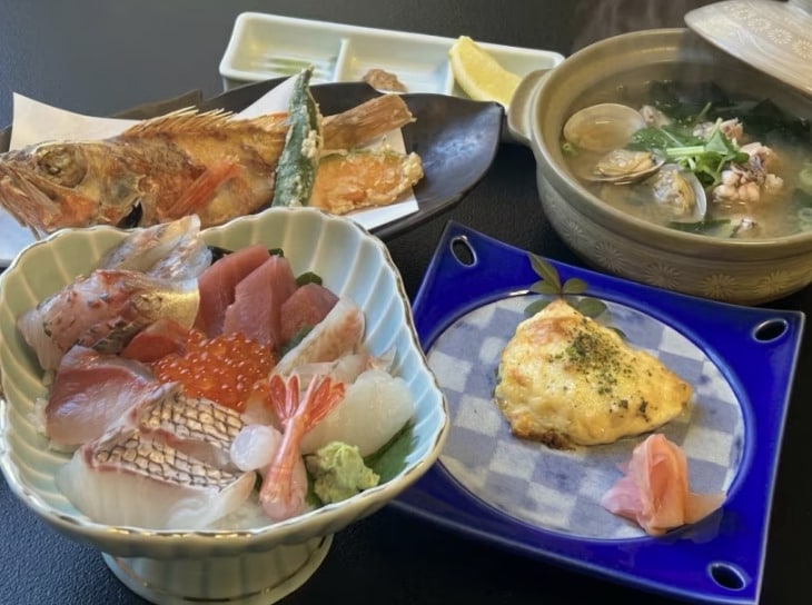 Seafood rice bowl plan