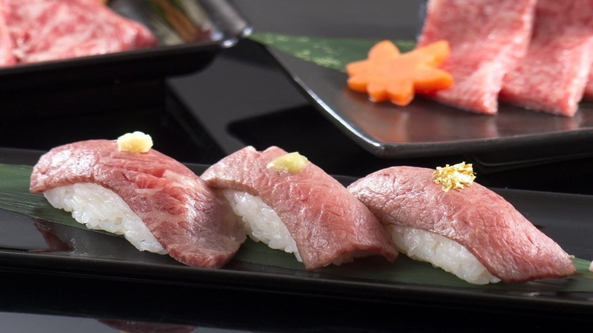 [Paket terbatas] Sushi daging sapi panggang Matsusaka