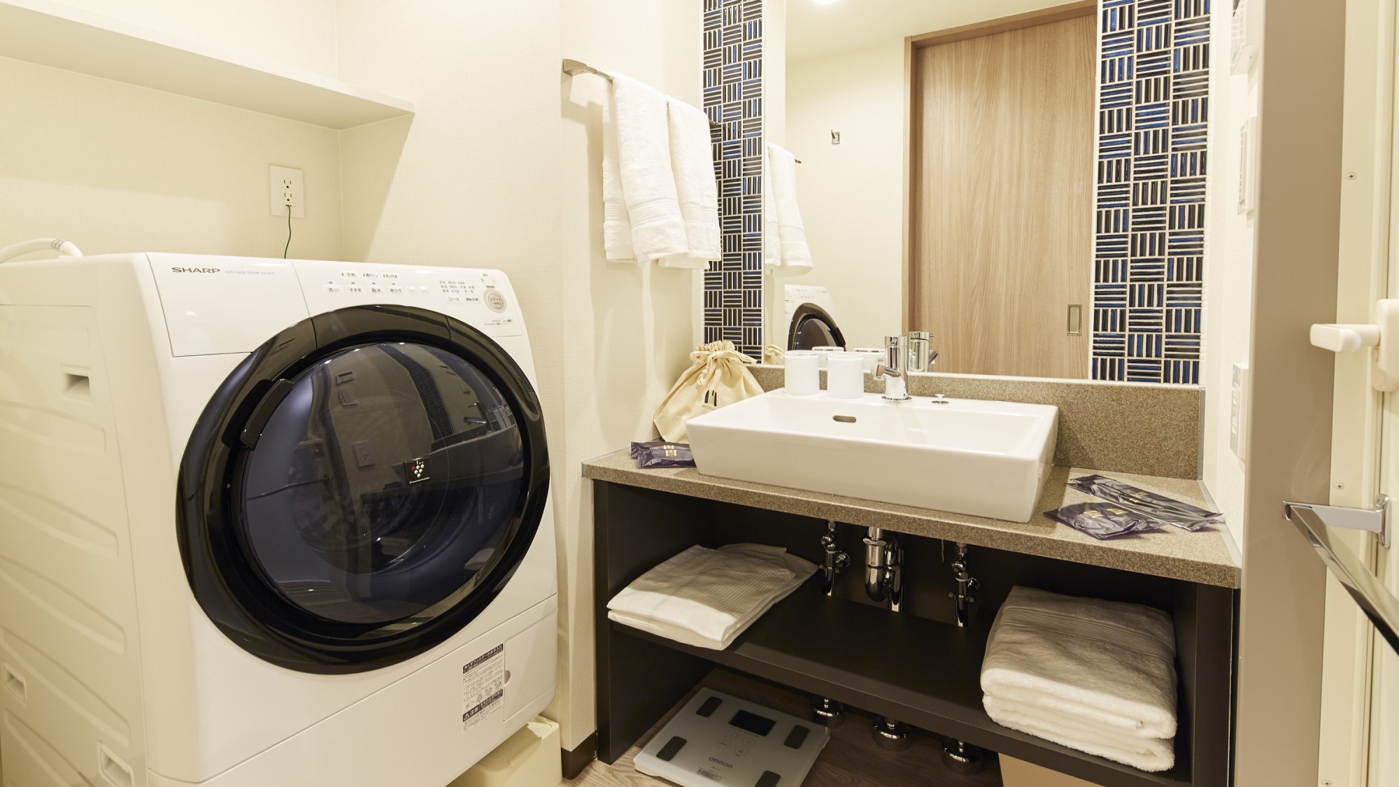 세탁 건조기 부착