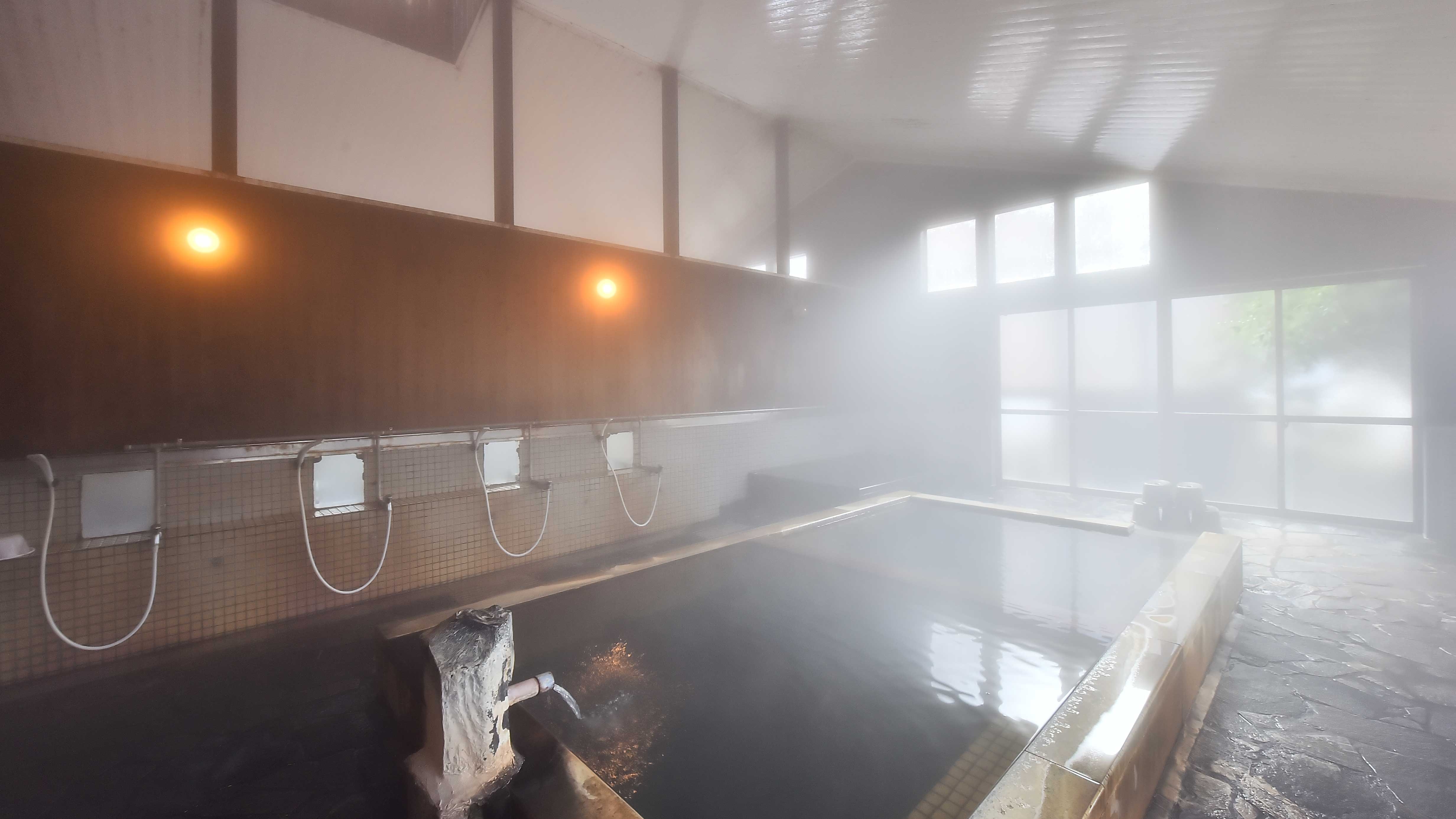 100% natural hot spring water straight from the source