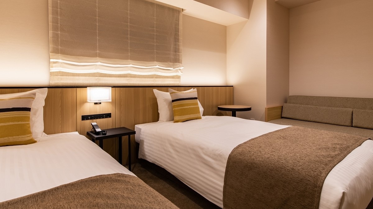 Superior Twin ■ All rooms have 3 independent water areas (bathroom with washroom, washbasin, and hand wash are independent)