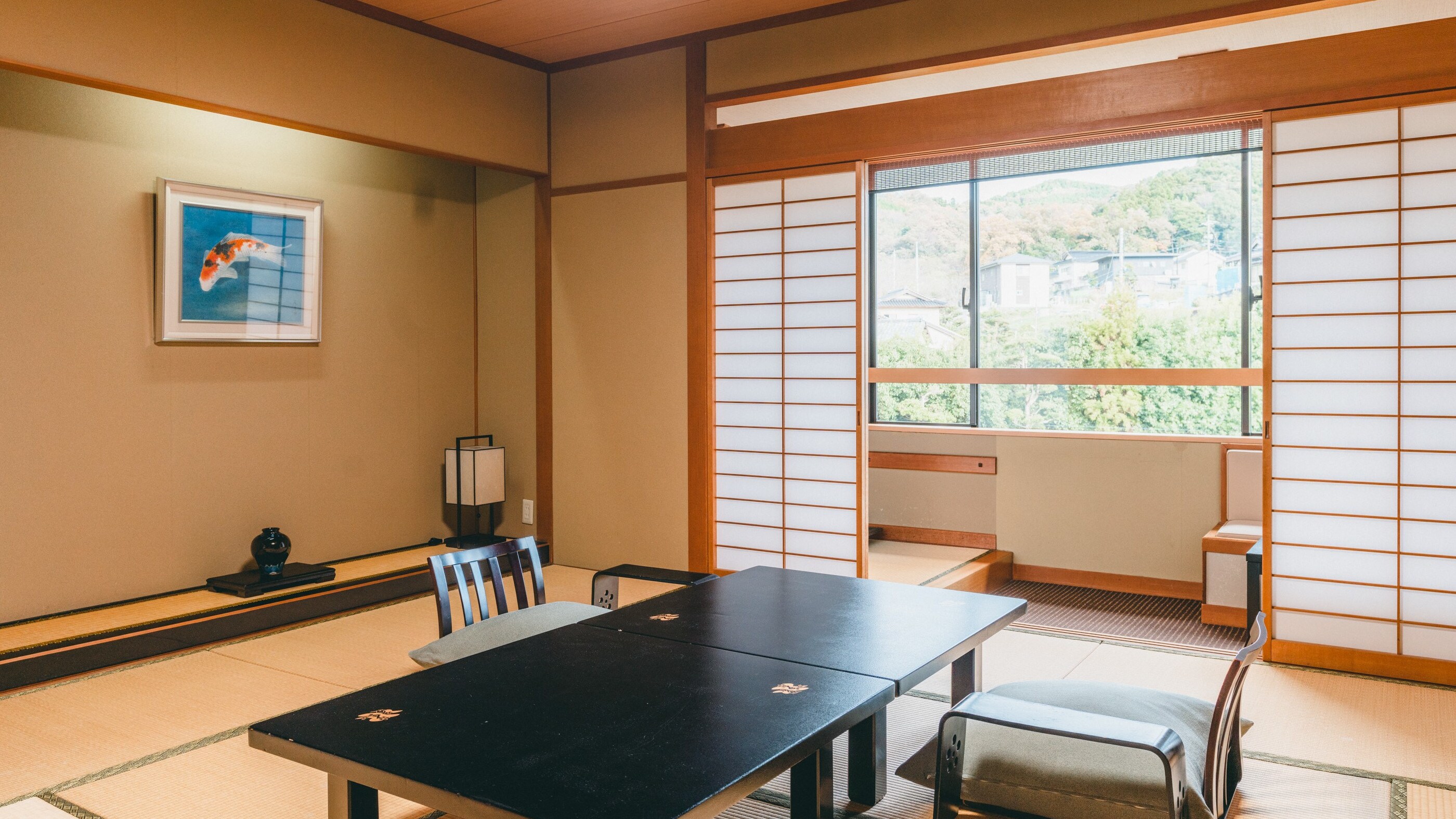 Kamar bergaya Jepang dengan gambar 12,5 tatami