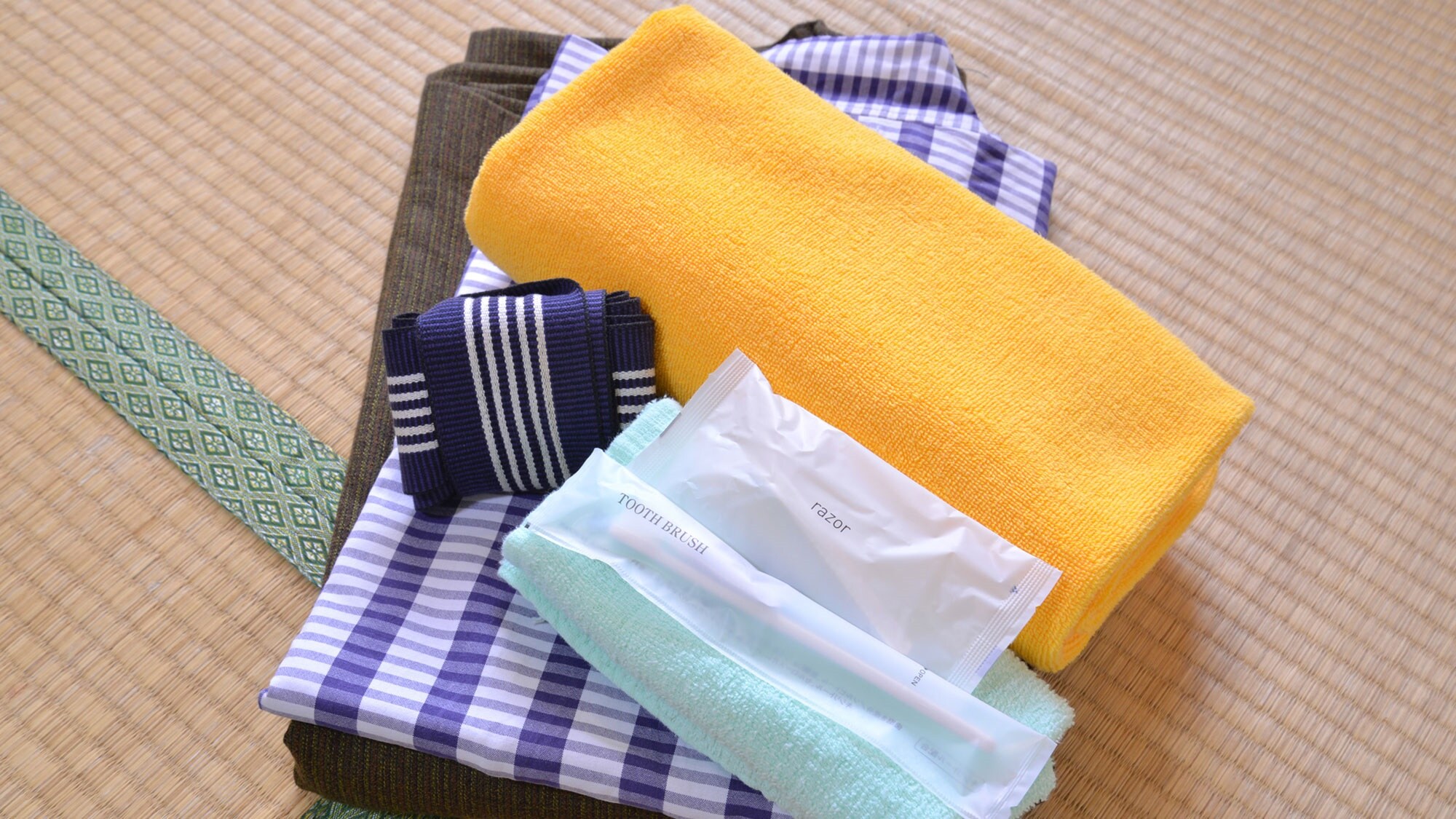 *Guest room amenities include towels, yukata robes, toothbrushes, etc.