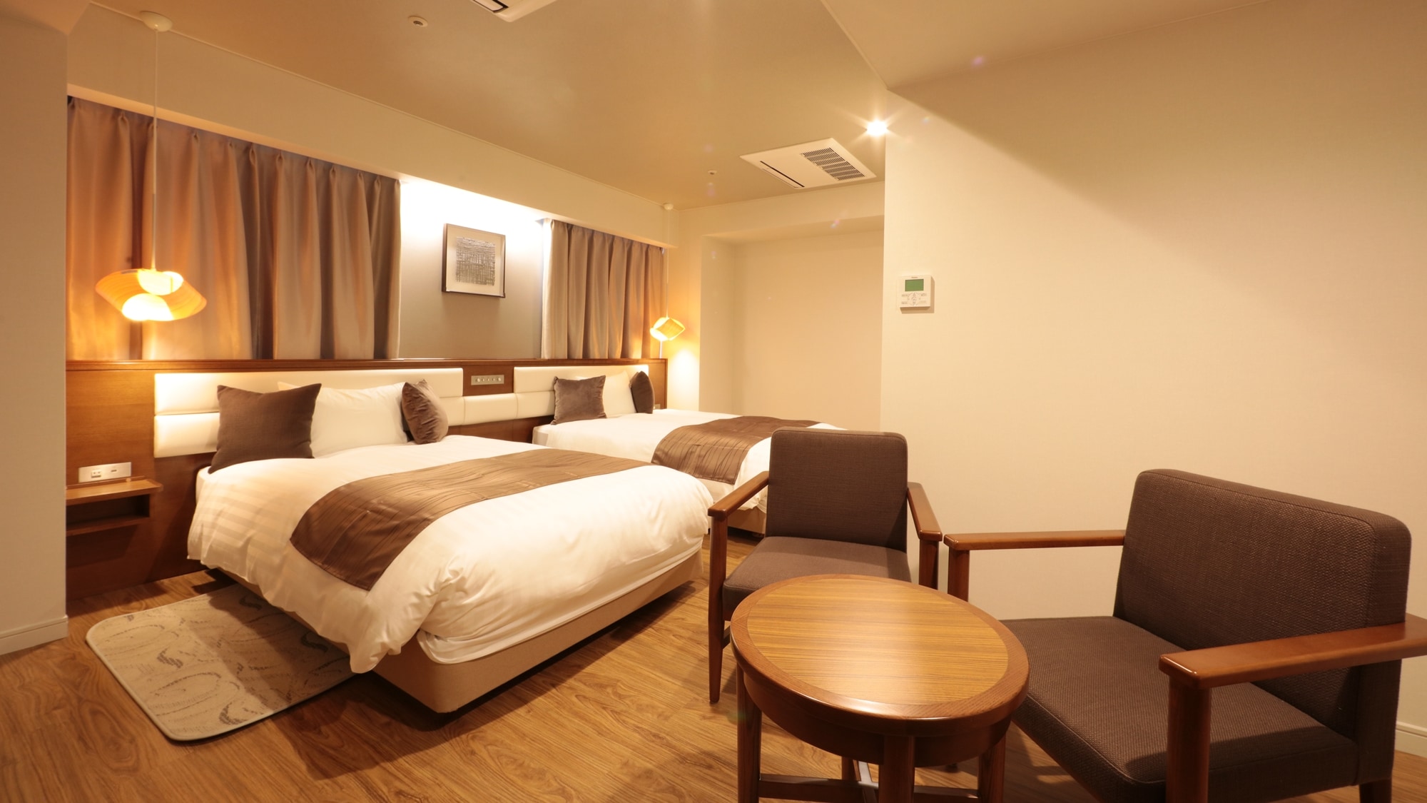 *[Deluxe Twin] Produce a relaxing moment in a spacious space