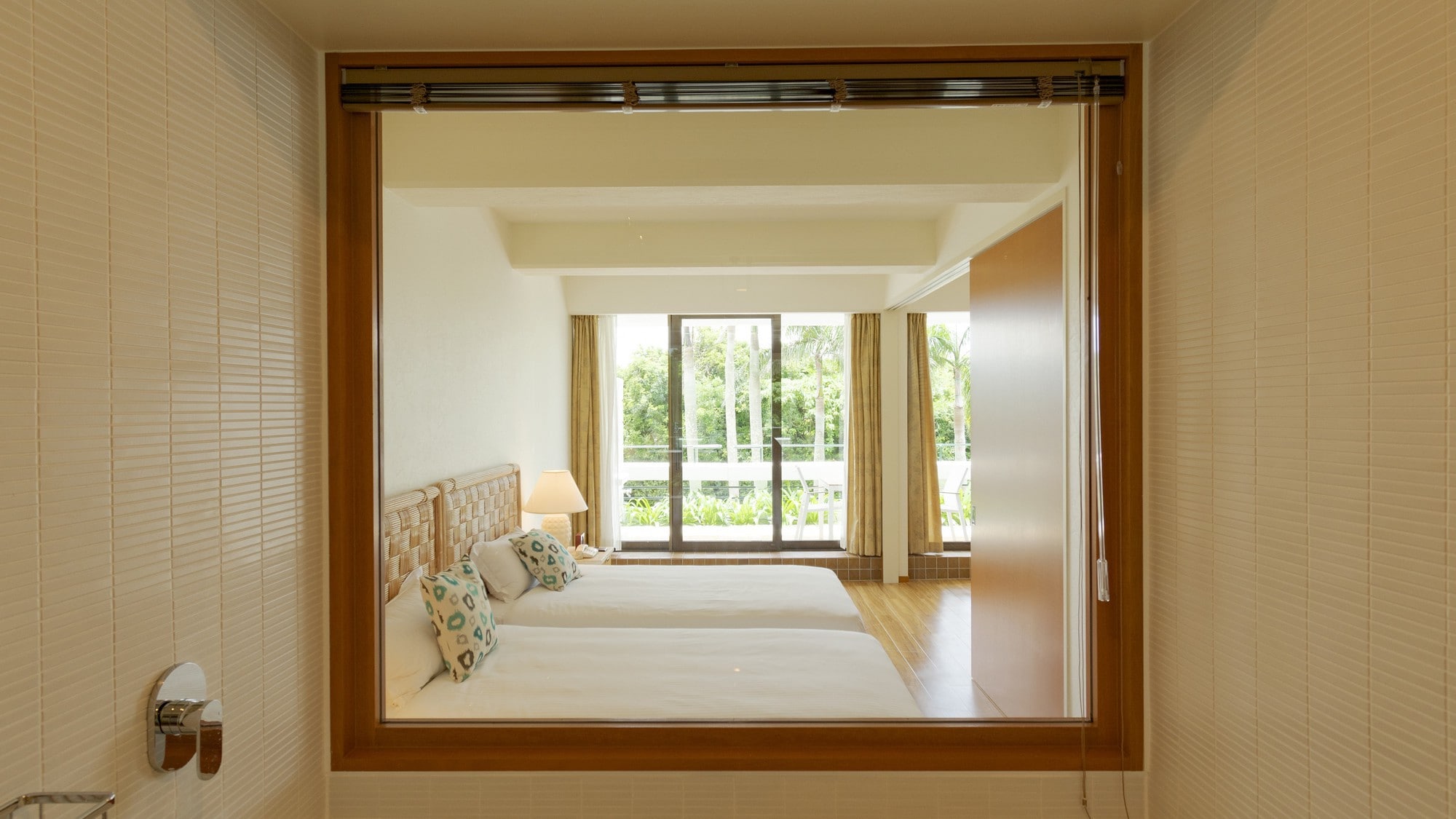 View from the Natural Premier bathroom