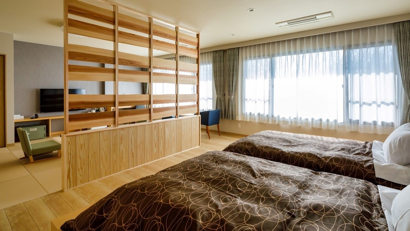 An example of a Japanese-Western style room