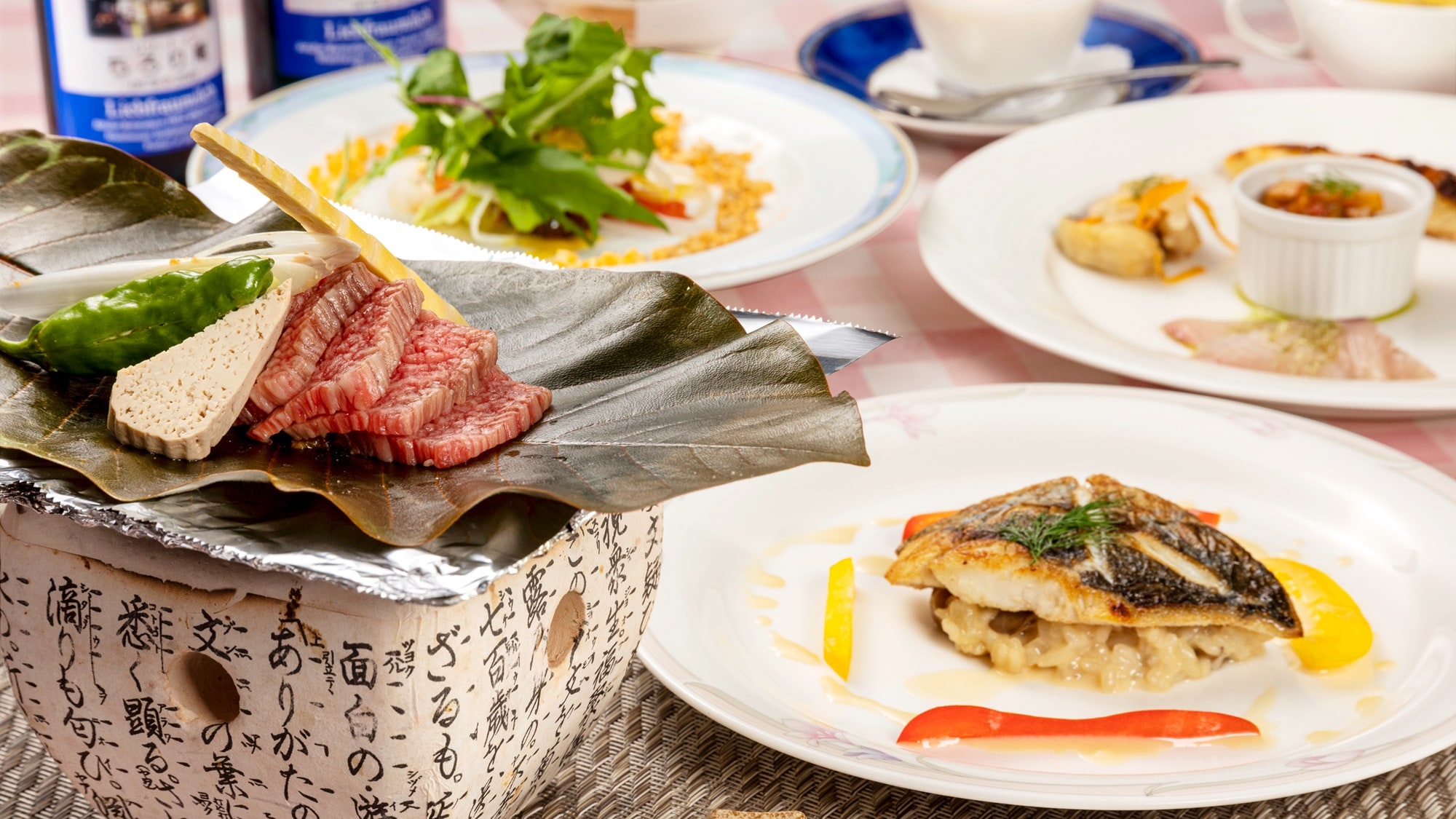 * [Supper example] An example of a course that focuses on Hida Takayama's local cuisine & ldquo; Hoba miso & rdquo;