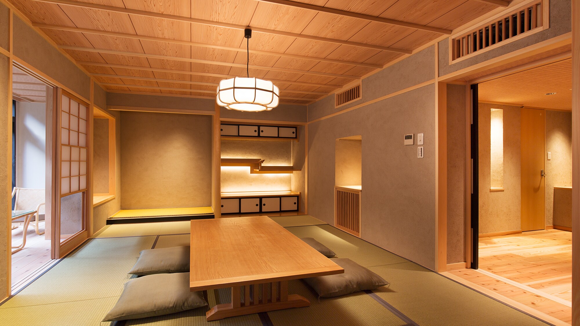 넓은 일본식 방 「몽환테이(무겐테이)」의 일례♪