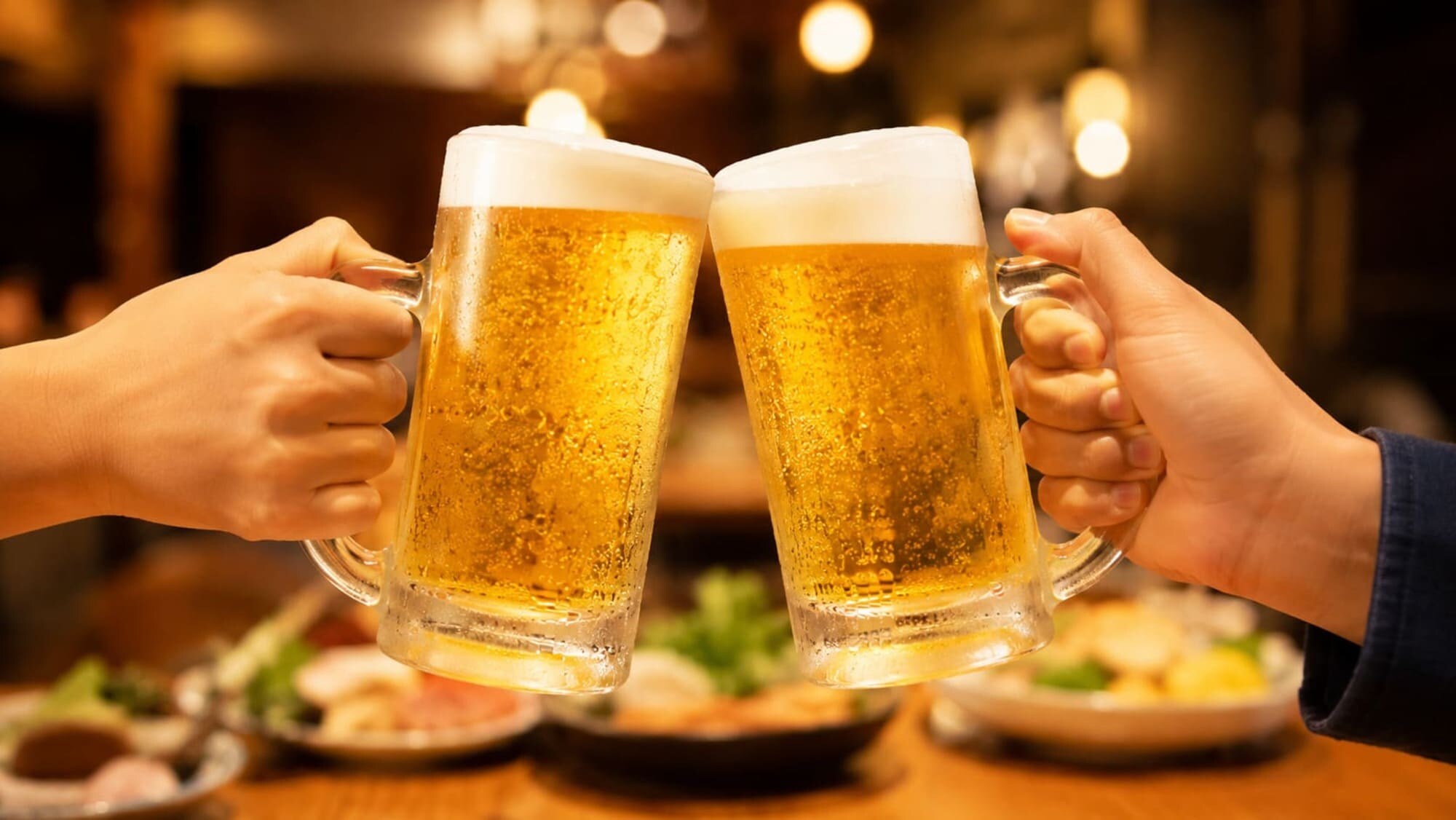 ◆【暢飲】暢飲冰鎮生啤，盡情享受輕鬆晚餐。
