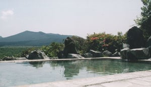 Open-air bath
