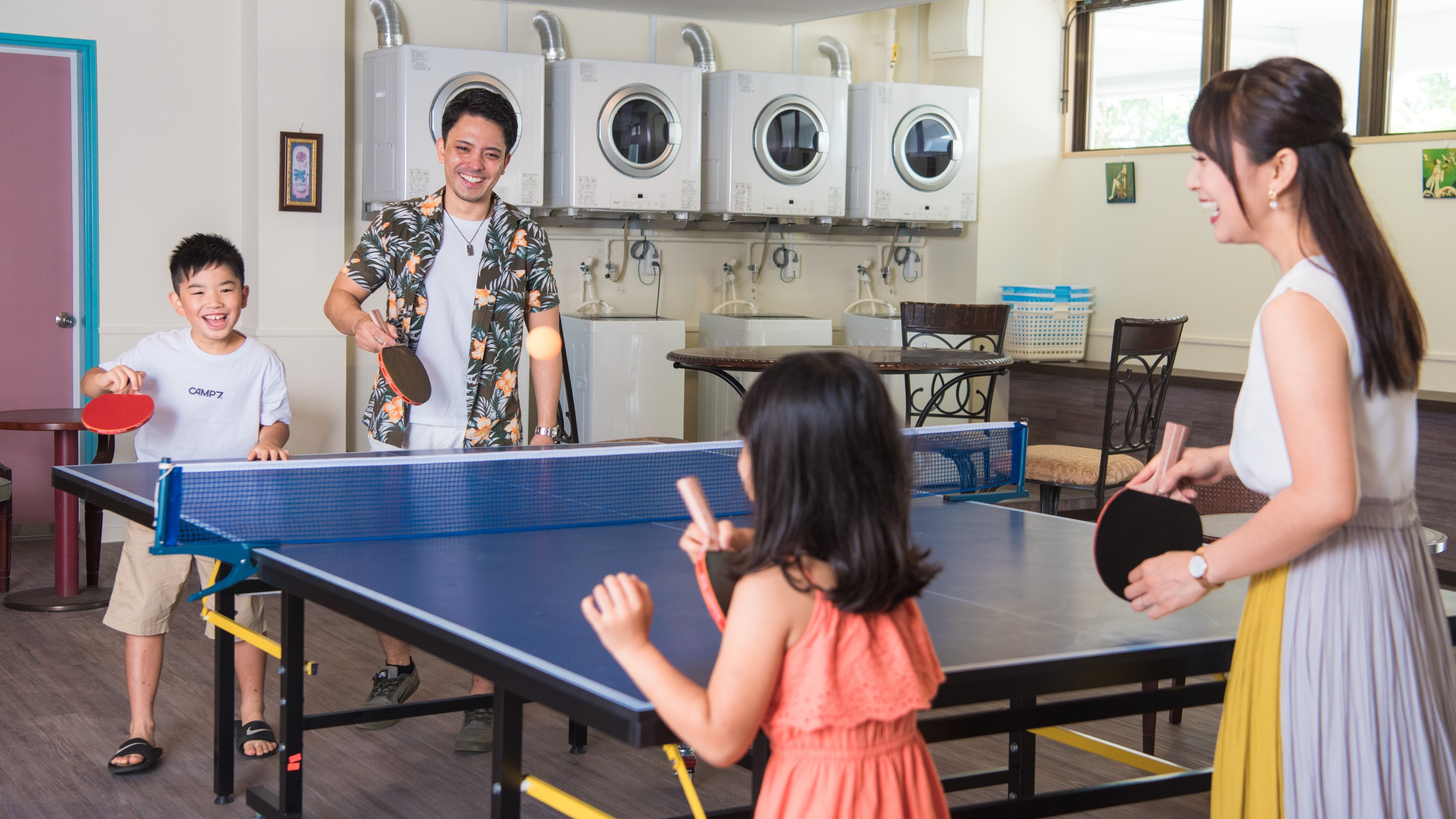 In-house activities (table tennis)