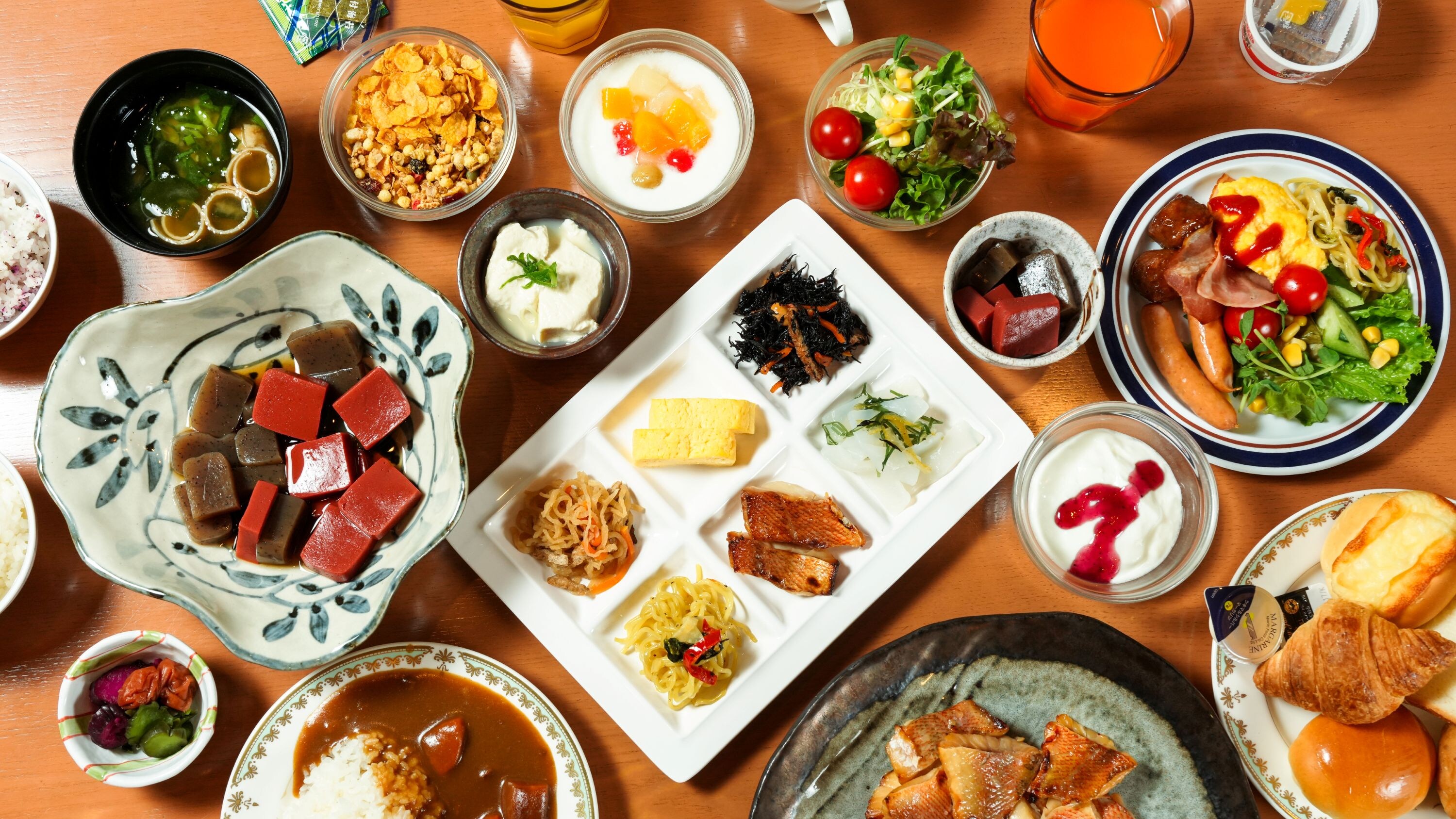 An example of a buffet