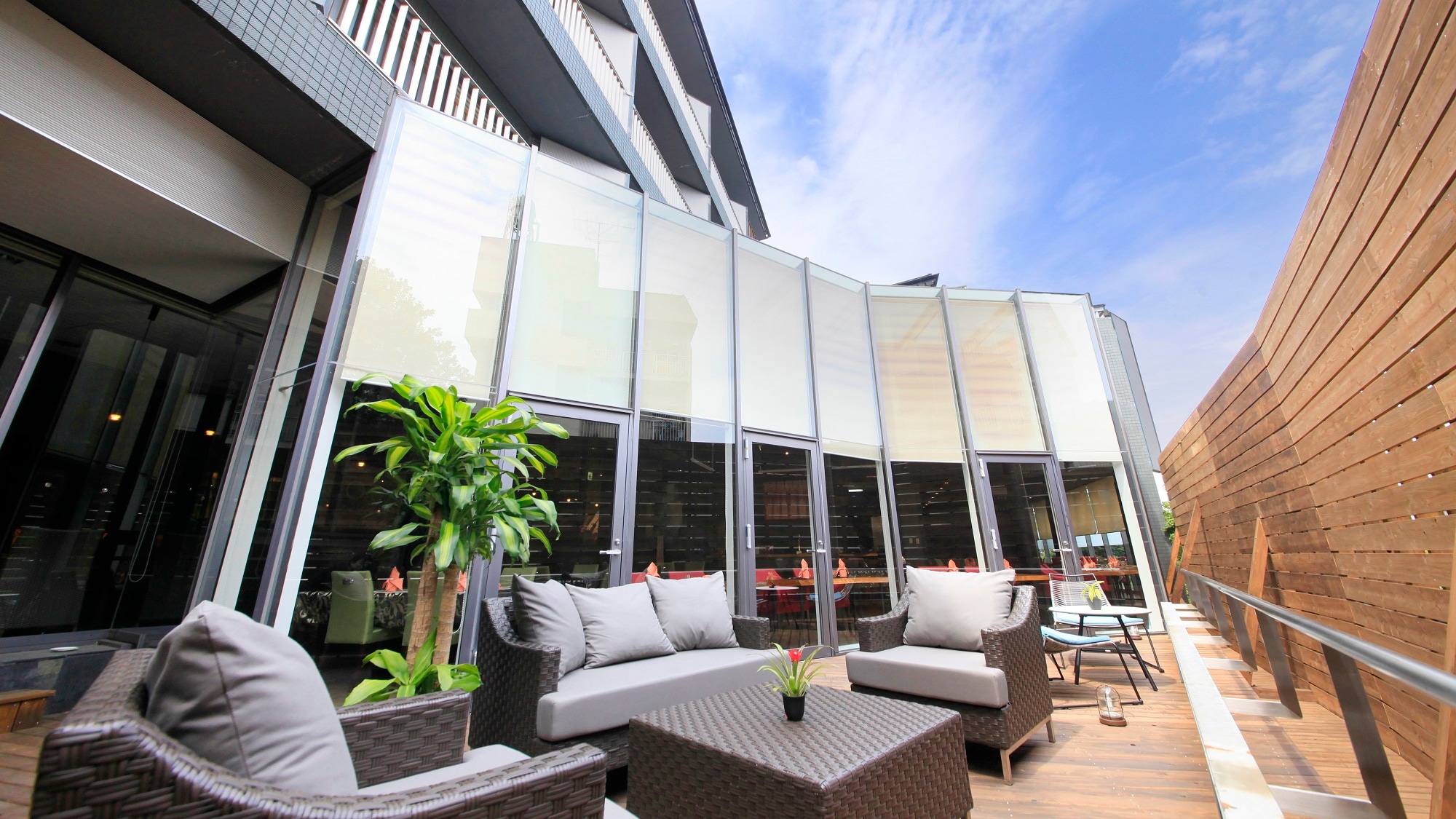 Restaurant terrace