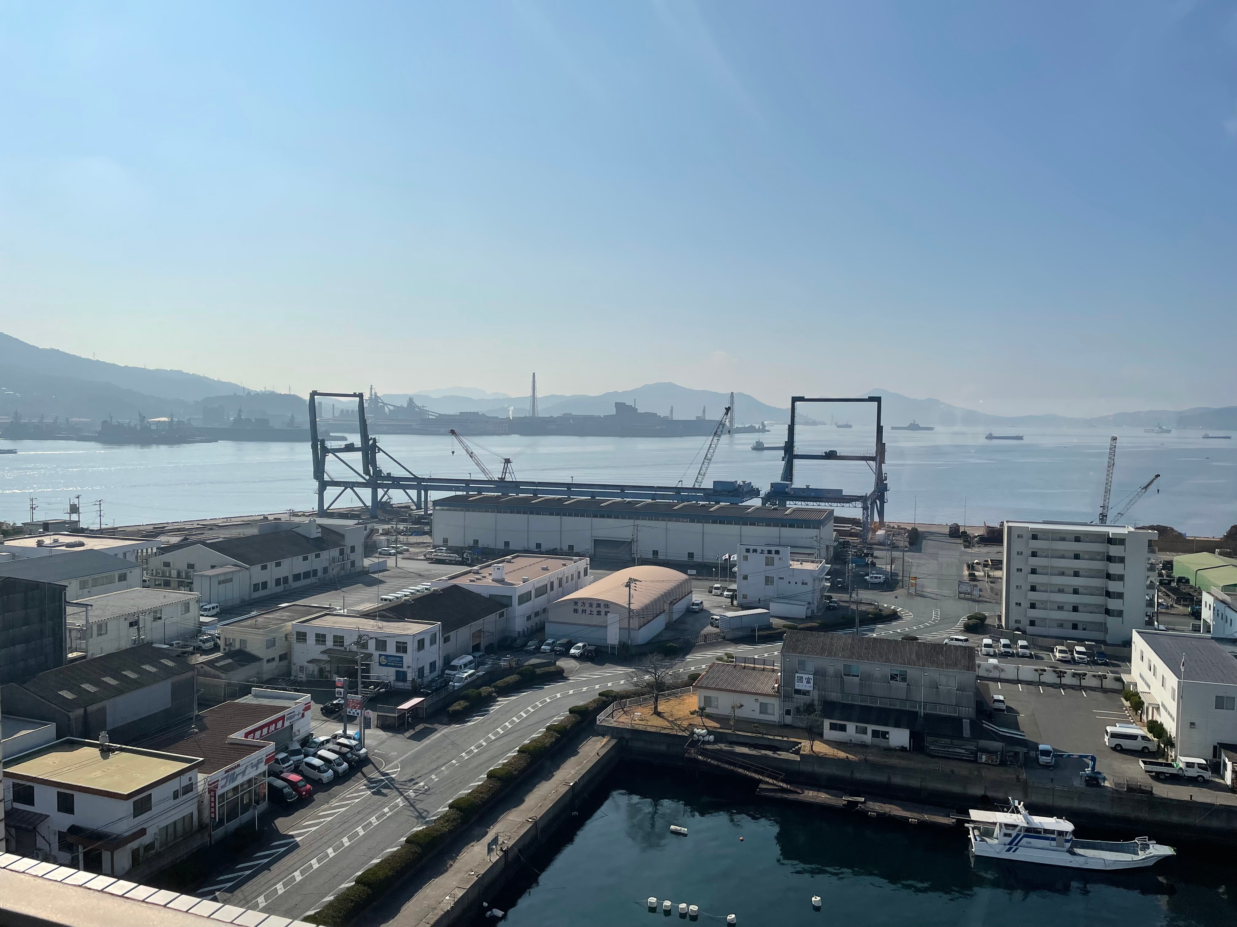 Twin room with view