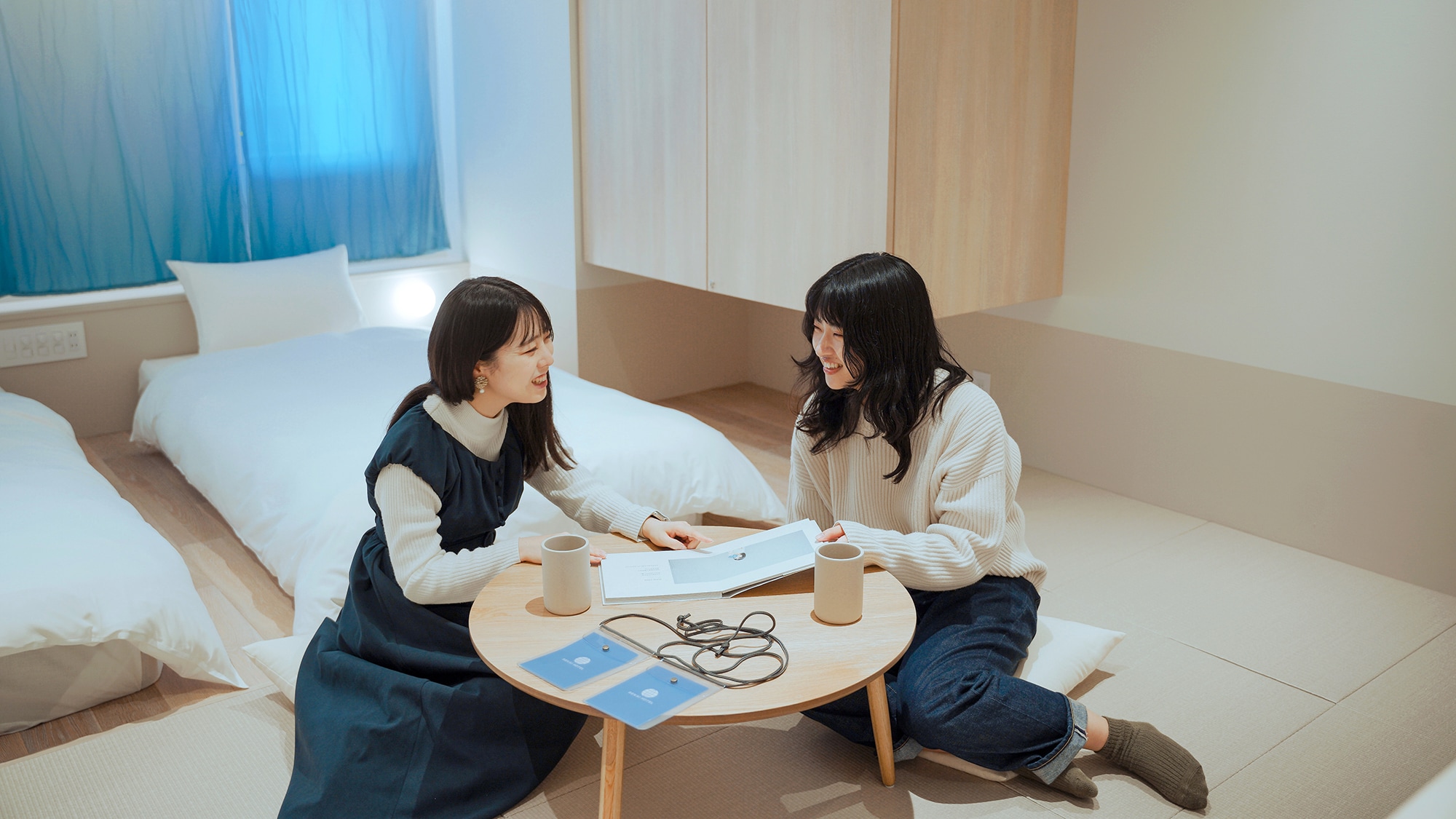 [Cao cấp] Không gian trải chiếu tatami cũng được trang bị hệ thống sưởi sàn.