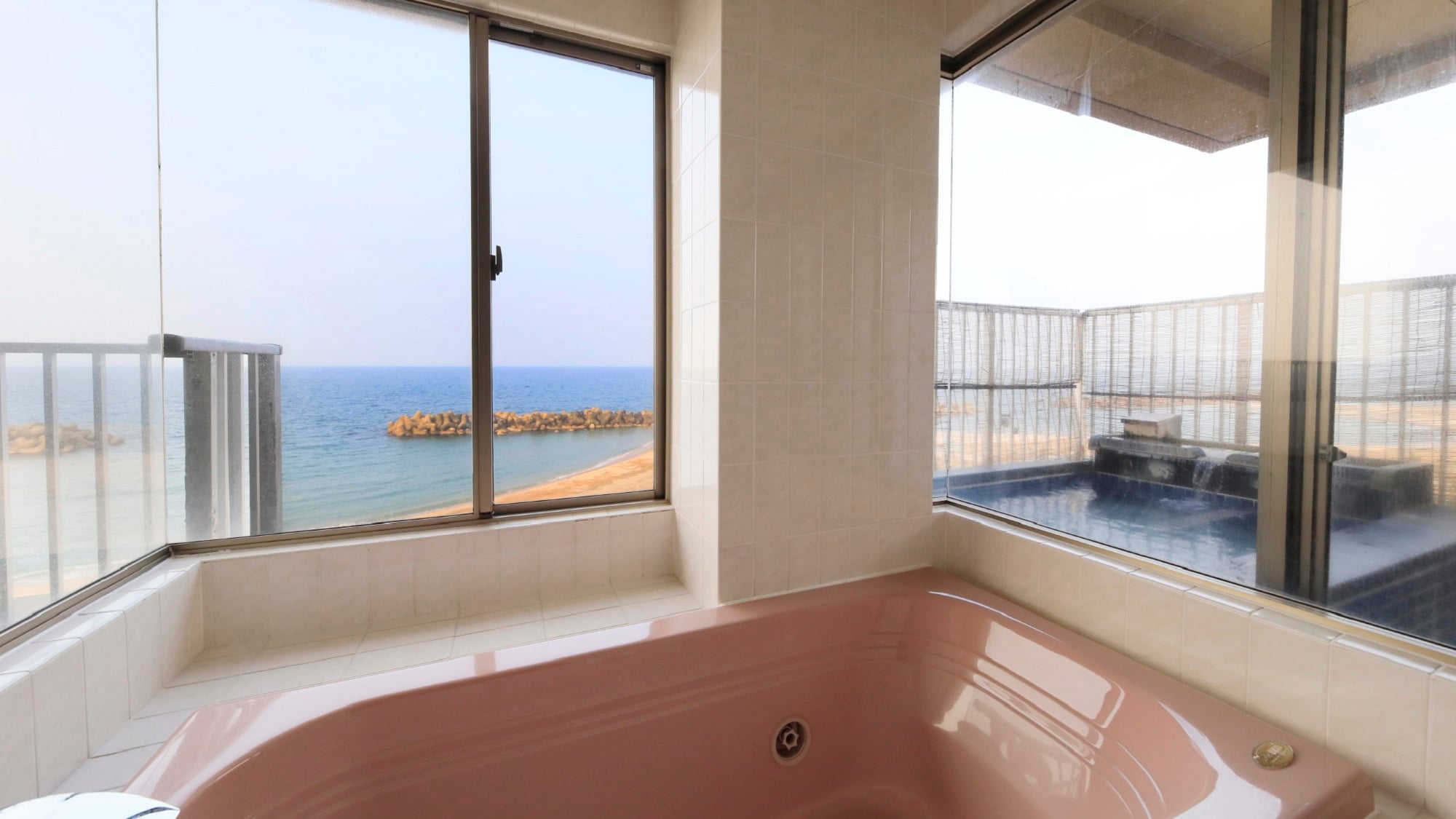 13 tatami Japanese-style room with open-air bath (example)