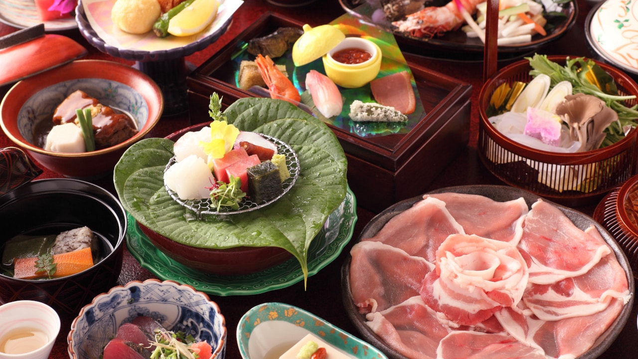 kaiseki . Jepang musiman