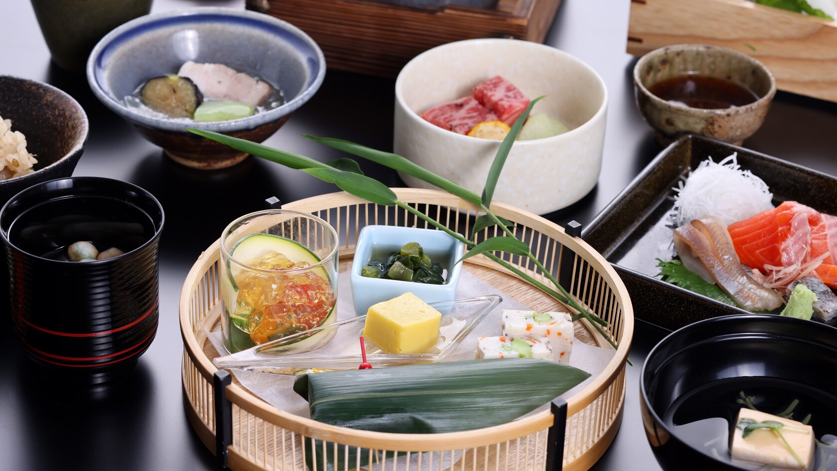 [Basic Summer Kaiseki Cuisine (Example)]