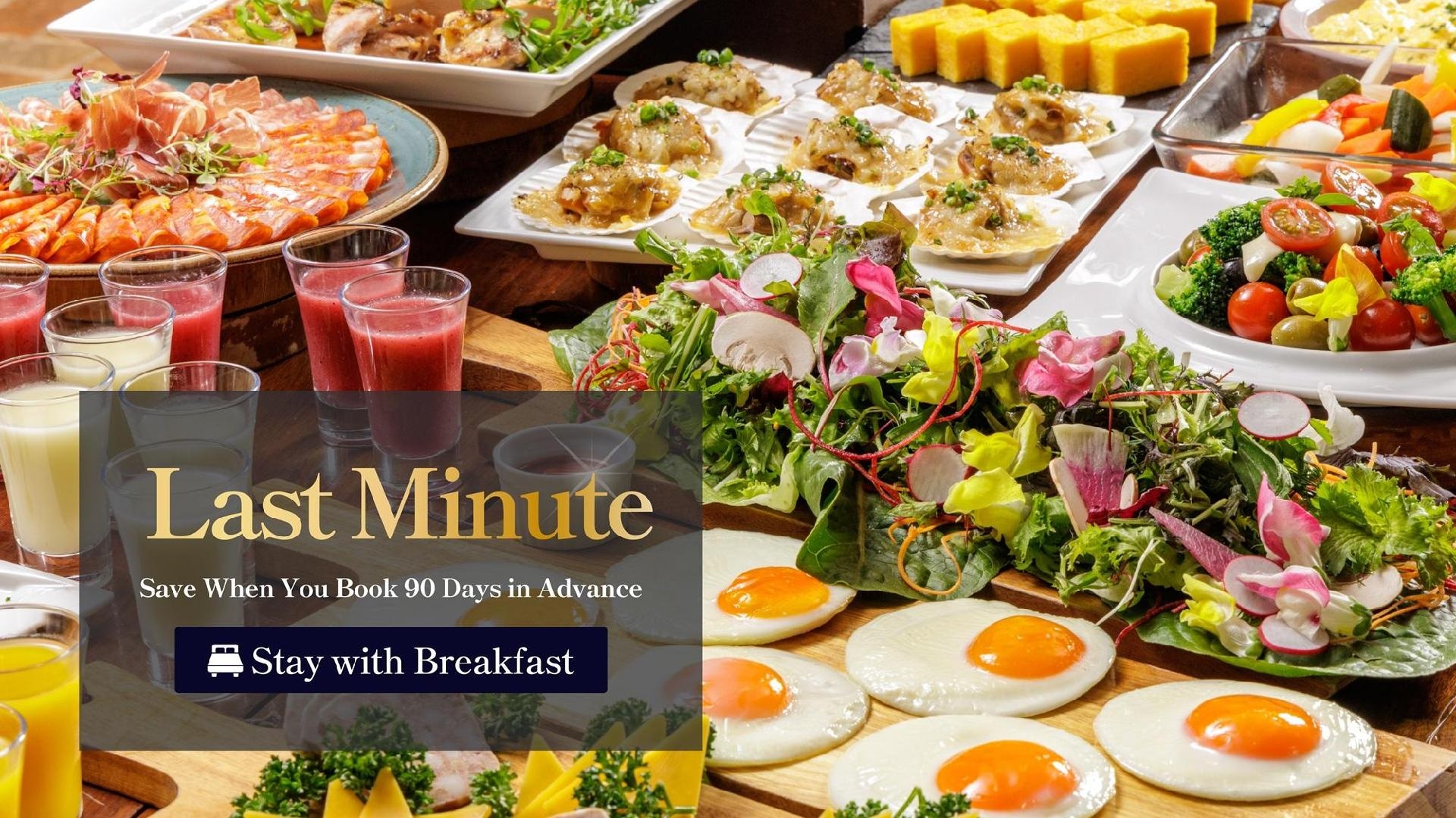 Pesan di menit terakhir dan hemat dengan sarapan termasuk