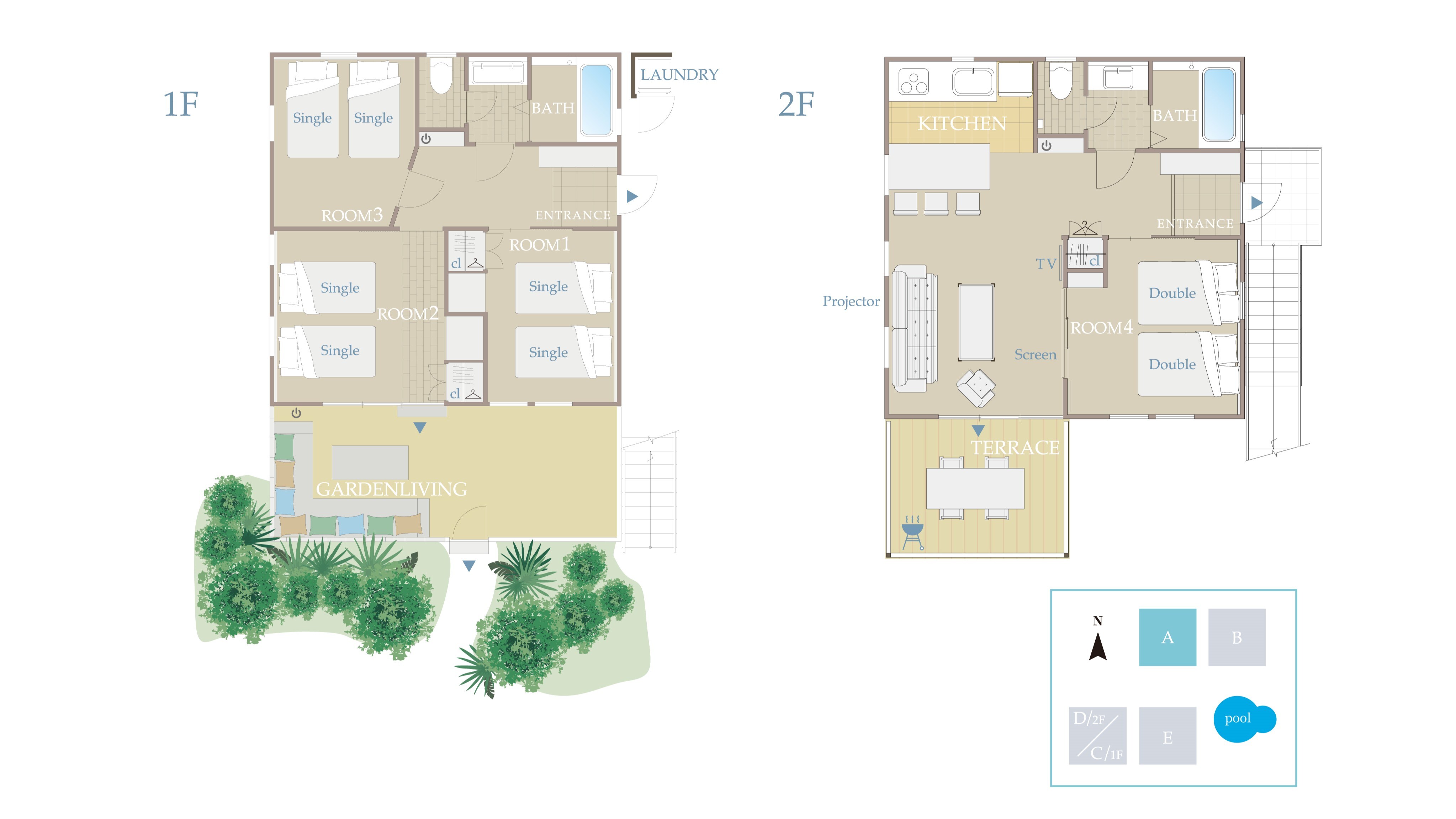 [Entire building for rent (separate type)] Floor plan