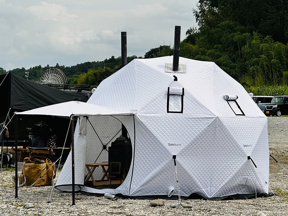 텐트 사우나 (외관)