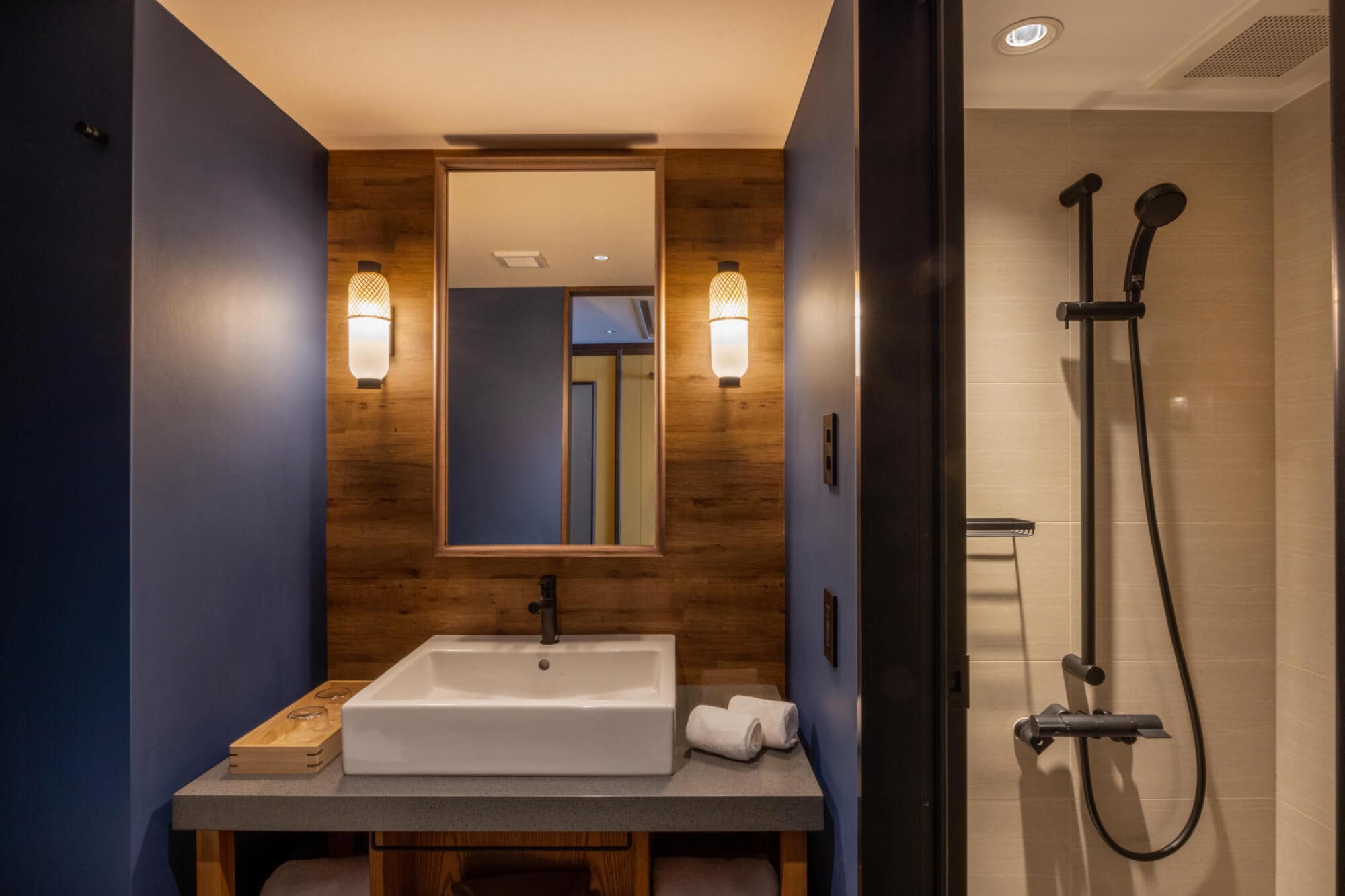 In-room bathroom