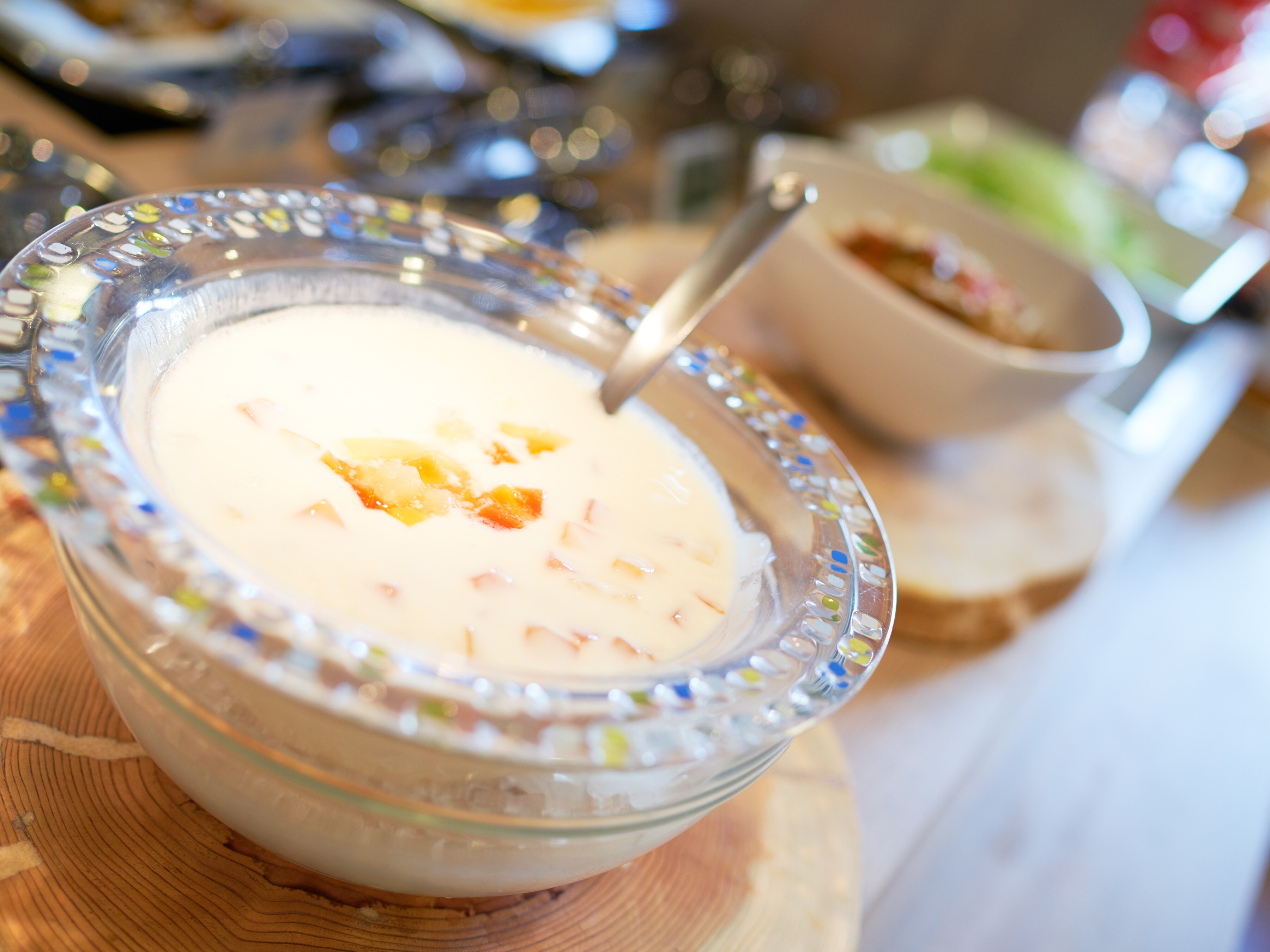 Have some yogurt for dessert!