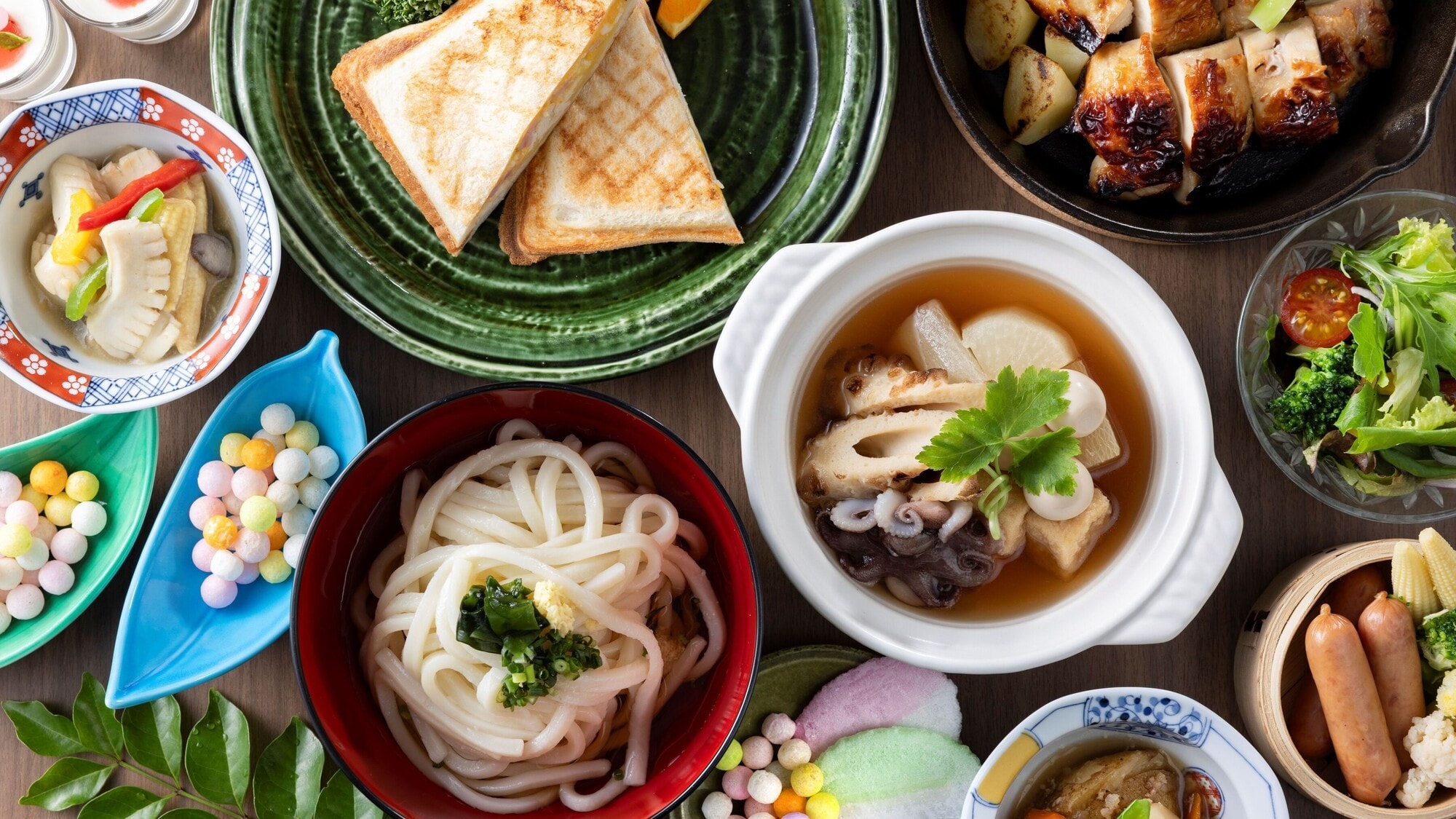 [Bữa sáng] Buffet kiểu Nhật và phương Tây