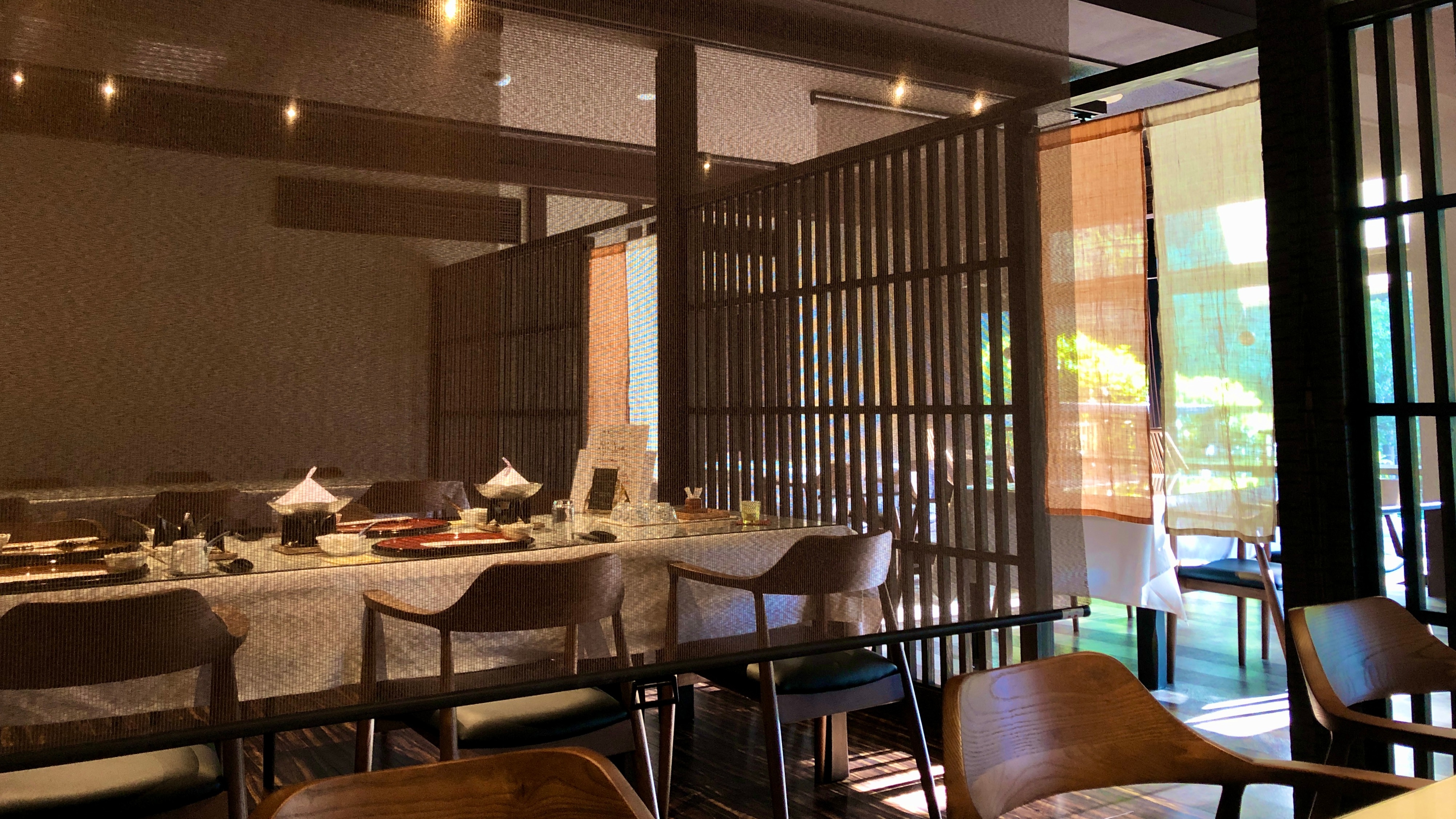 ● TAKI-NOBE, a dining venue where you can feel close to nature