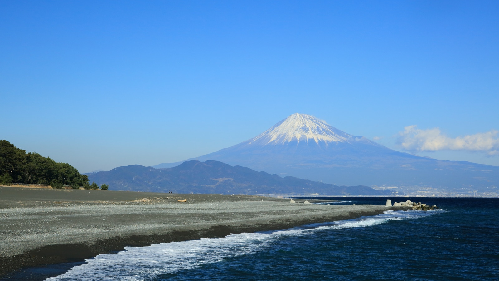 * [周边观光] 三保松原：从这里可以看到富士山的绝妙景色。