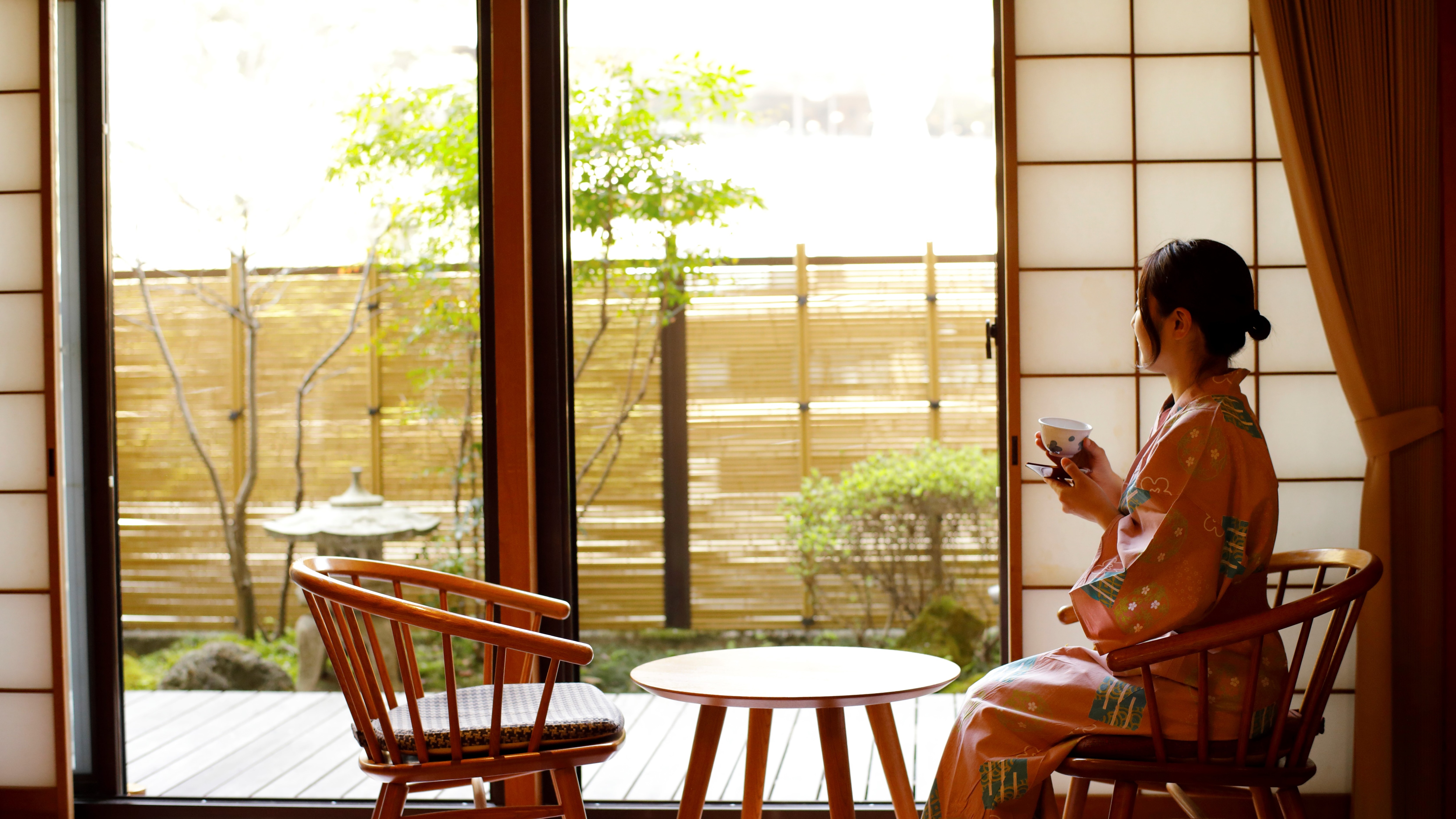 【本館 禁煙 日式客房 附小庭院（10張榻榻米）】<客房範例>
