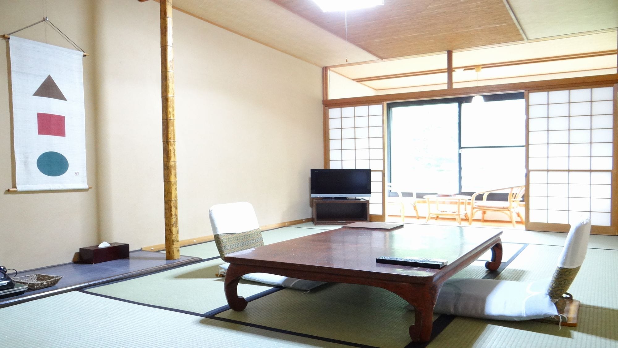 East building guest room 12 tatami mat example (Treasure river side)