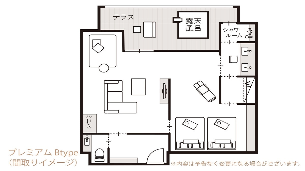 Room "Premium B type" floor plan image