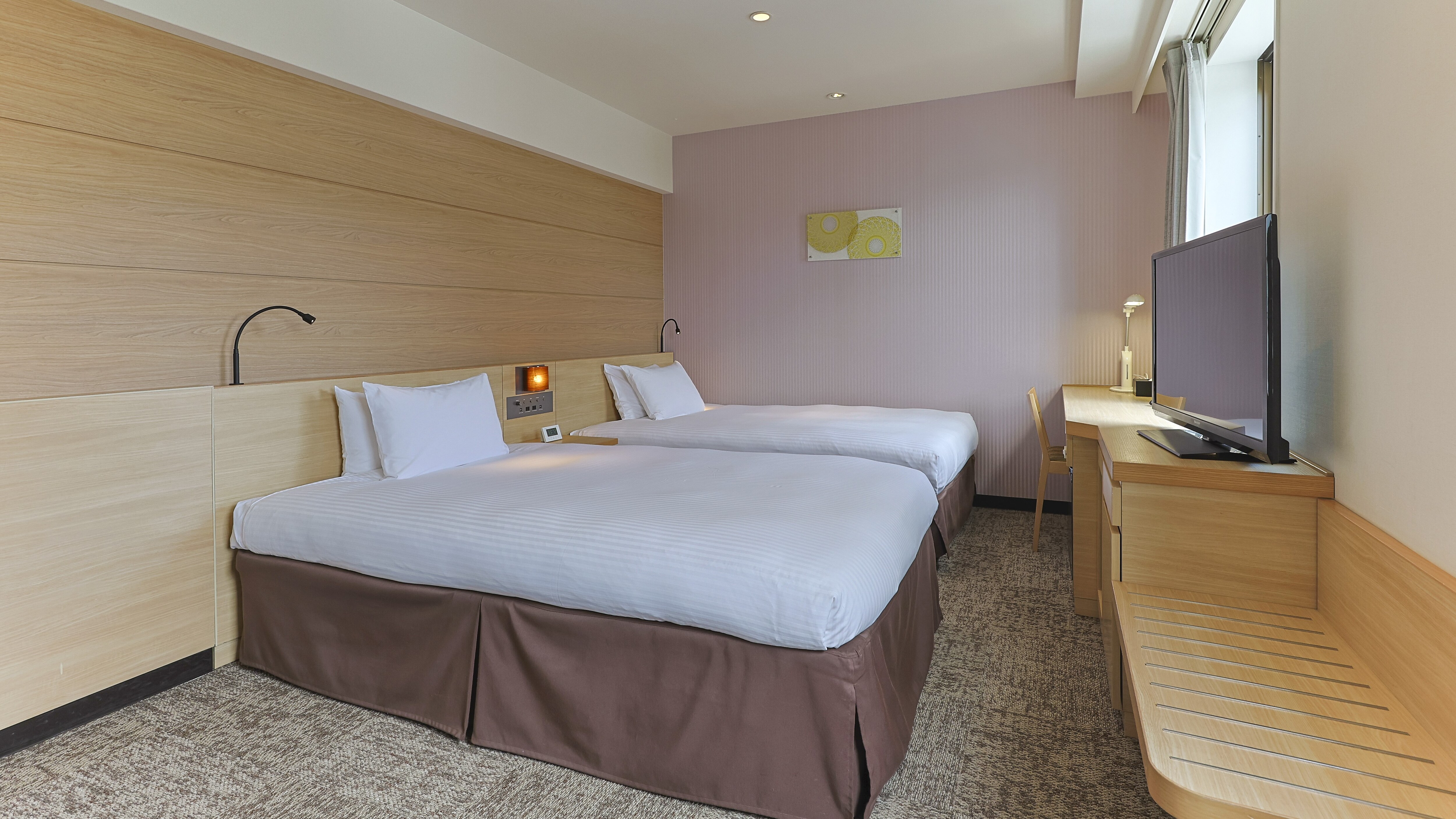 [Deluxe Twin (South Building) 30㎡] Some rooms can accommodate 3 people, perfect for families or groups.