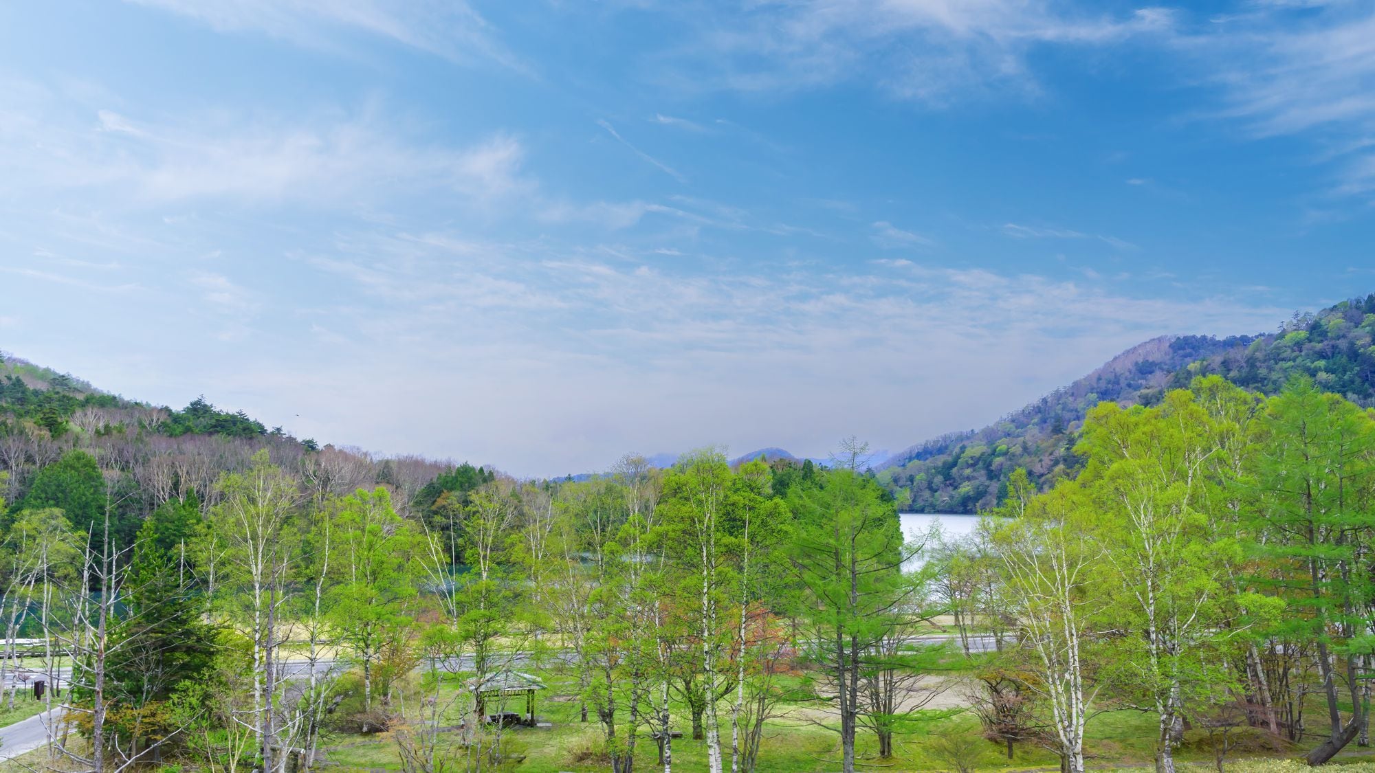 View from the guest room (May) *The view of the scenery may differ depending on the room