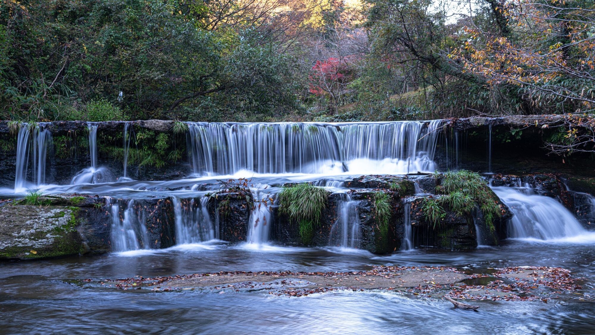 Miyajima Gorge waterfall scenery