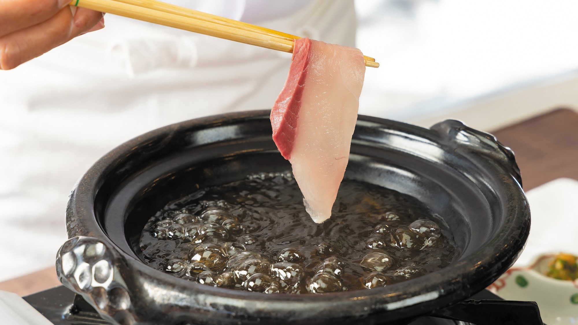 Excellent! yellowtail shabu