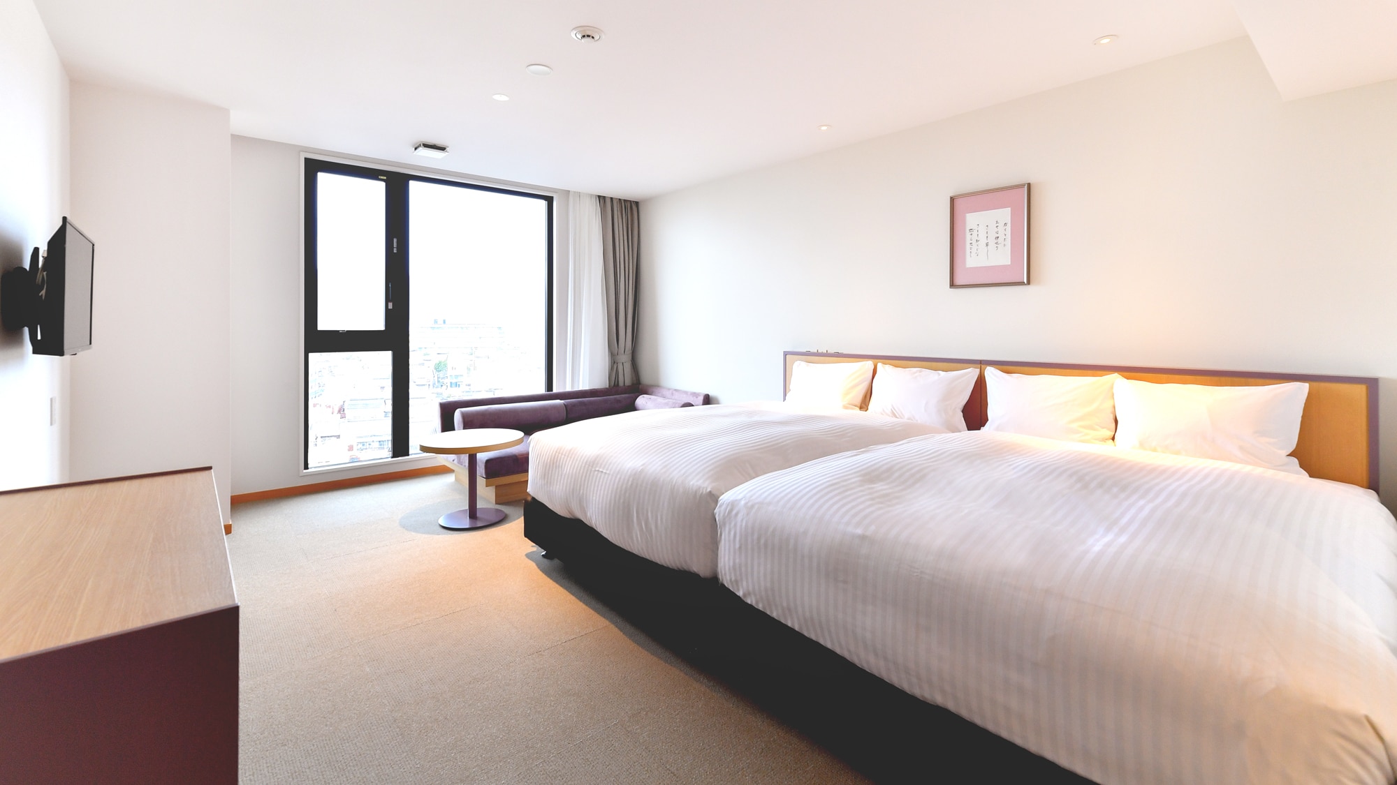 [All rooms non-smoking] Superior Twin Room (1-5 persons)