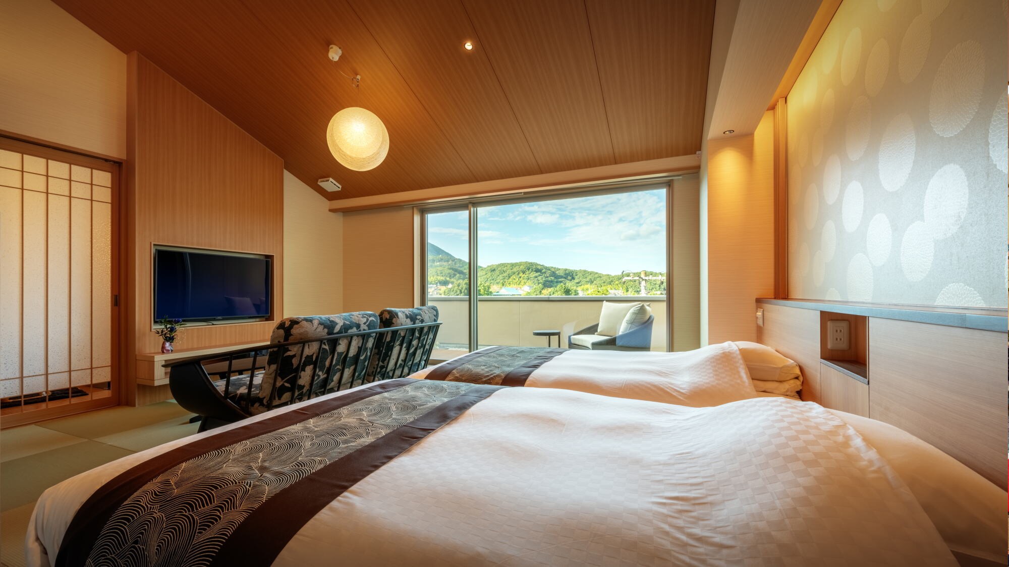 OPEN on October 8, 2020! Guest room "Hanayu" with a semi-open-air bath