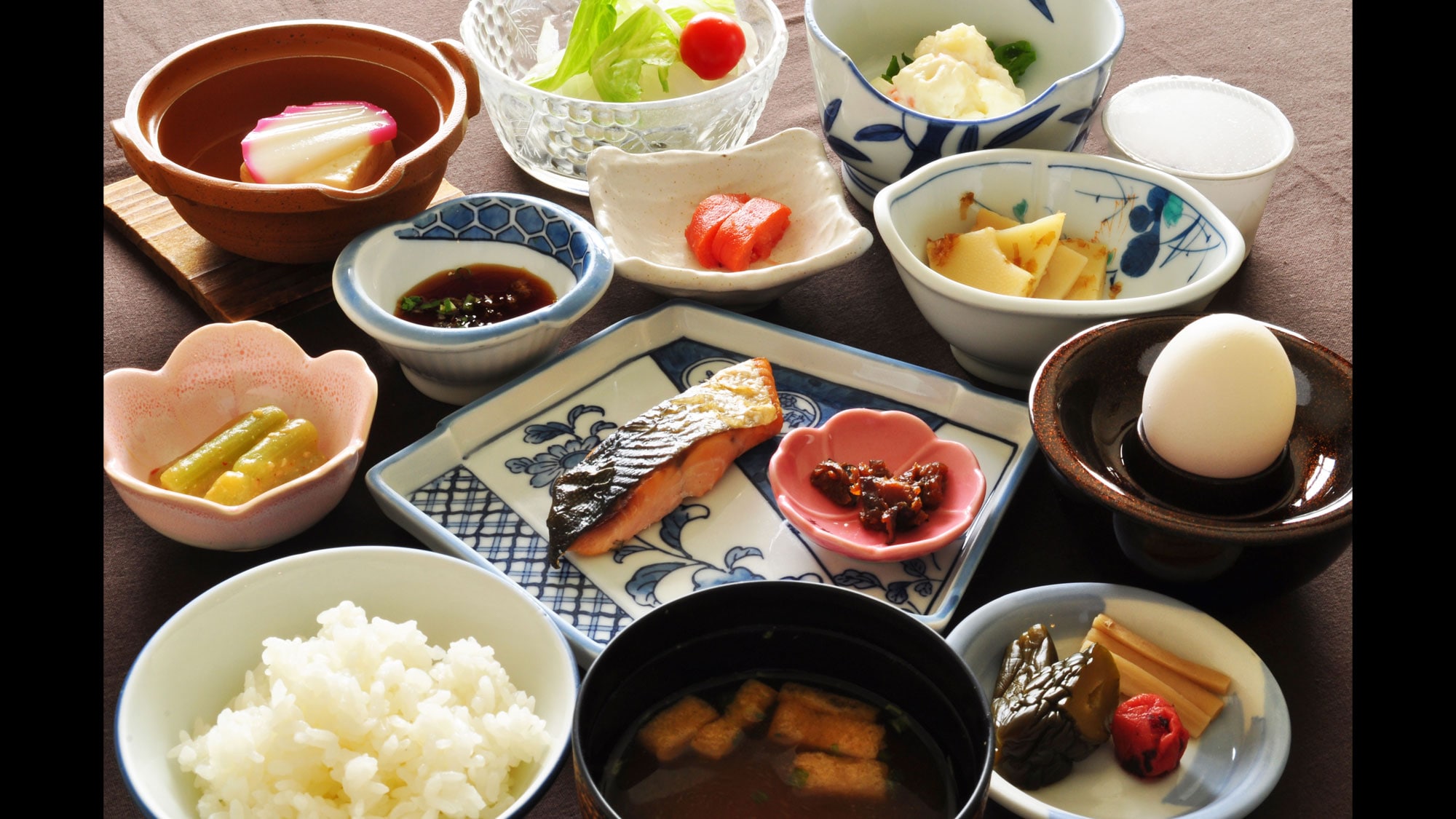 [Breakfast] A healthy Japanese set meal to give you energy for the day