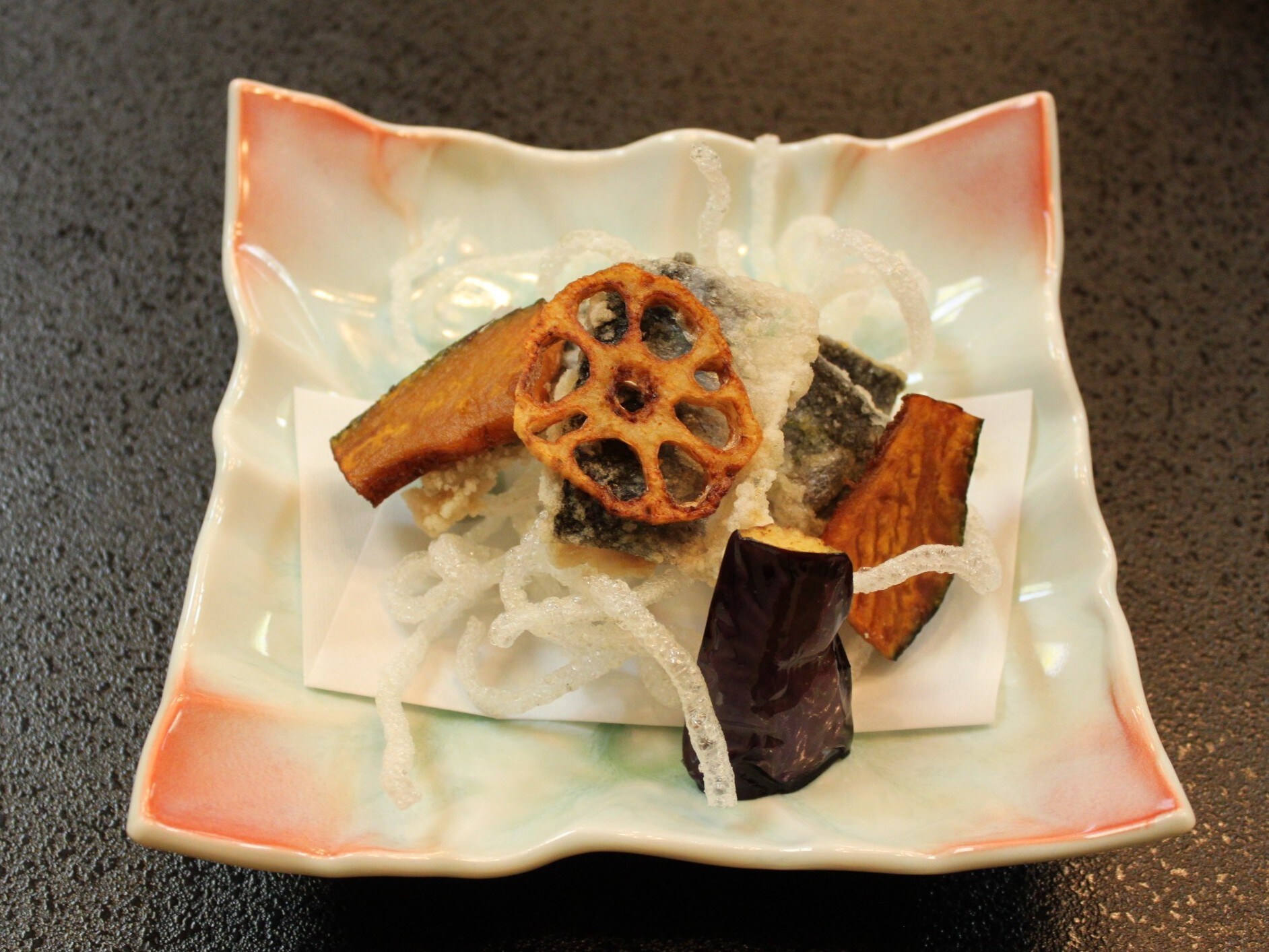 Deep-fried Pacific saury