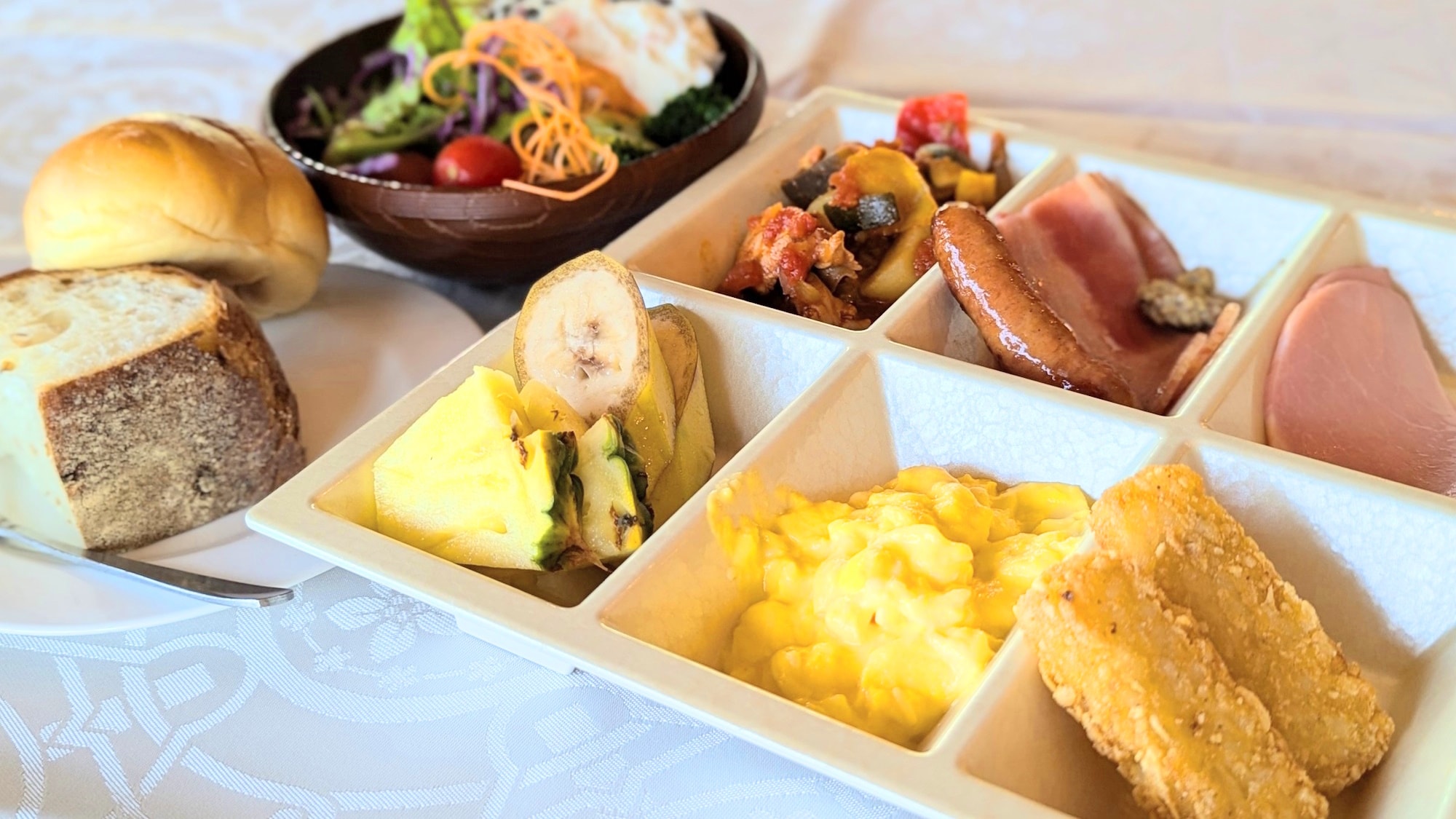 Morning buffet arrangement example