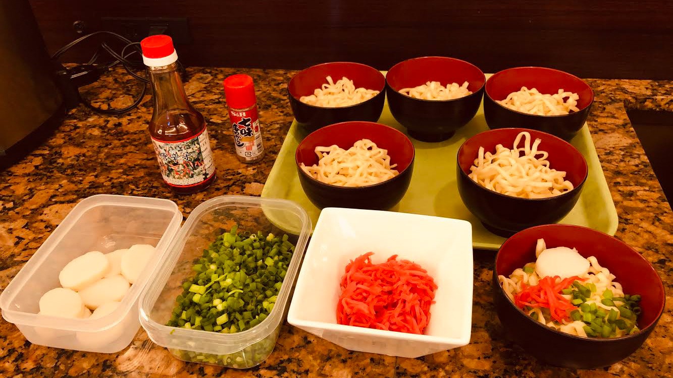 Breakfast buffet (Okinawa soba)