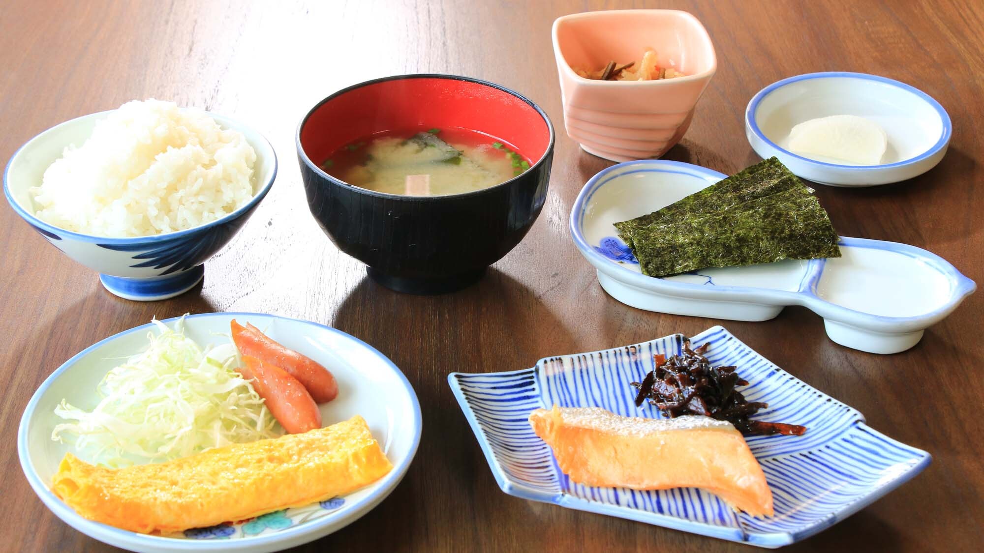 早餐简单却很补充能量。