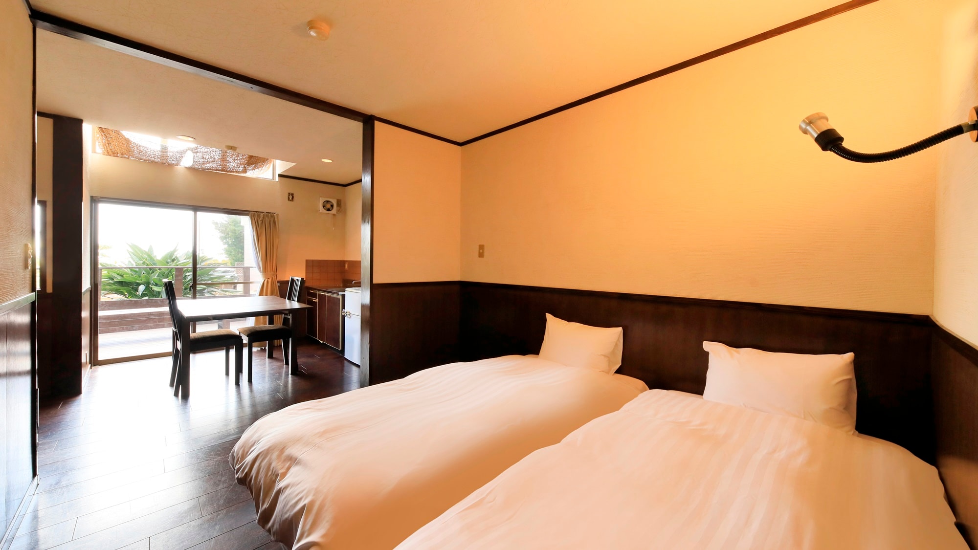 Twin room with massage chair ｜ Popular No.1! Twin room on the 1st floor