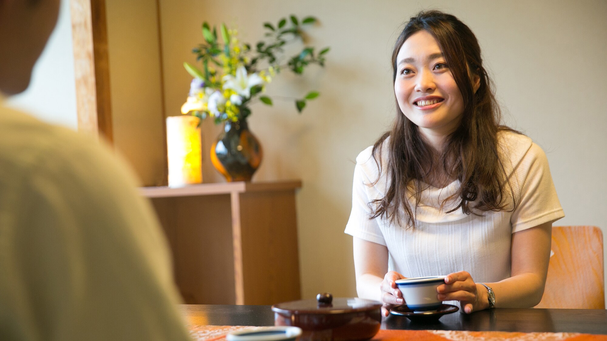 When you arrive at your room, the first thing you should do is relax with a cup of tea…