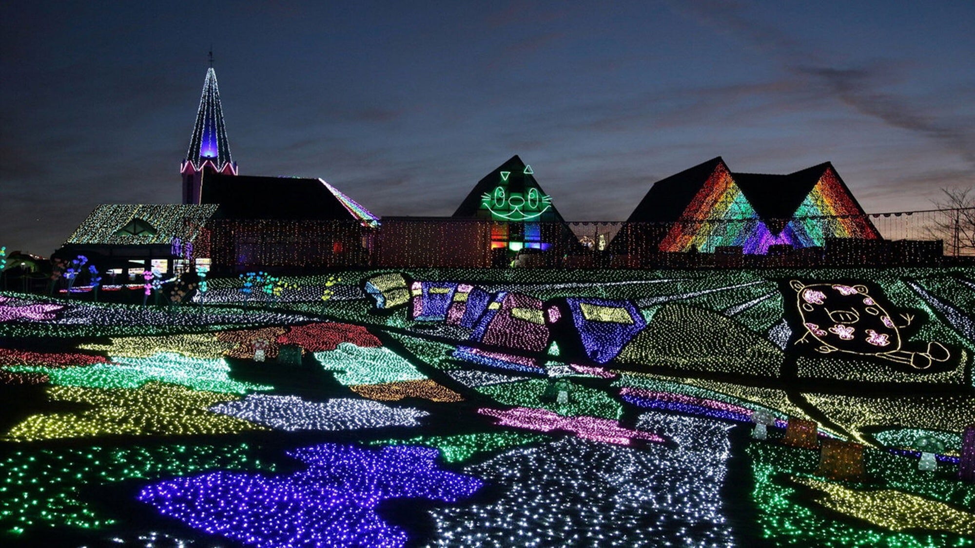*[Tokyo German Village (image)] The night illuminations are a limited-time treat♪