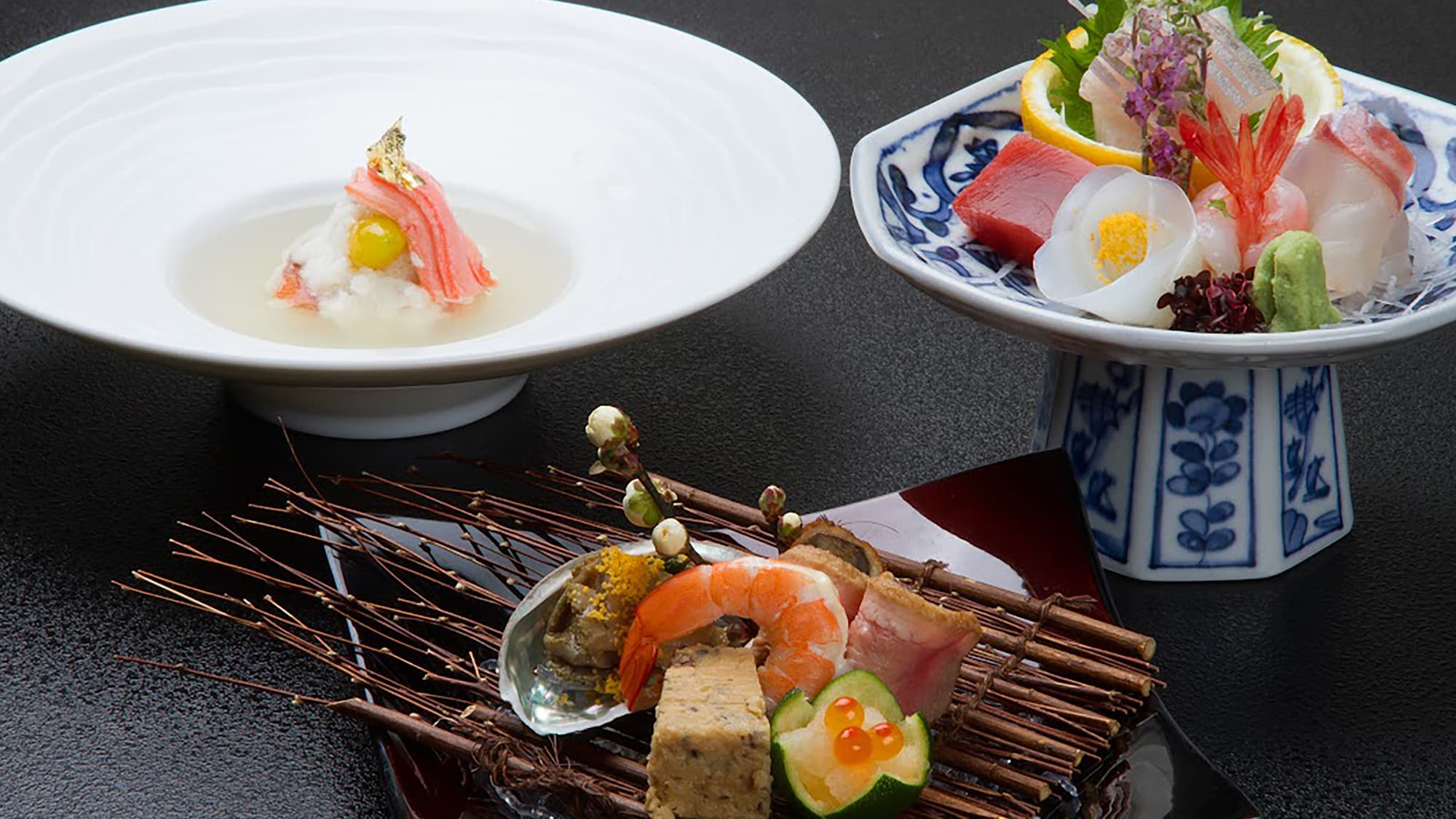 Dinner example | Kaiseki hospitality course meal