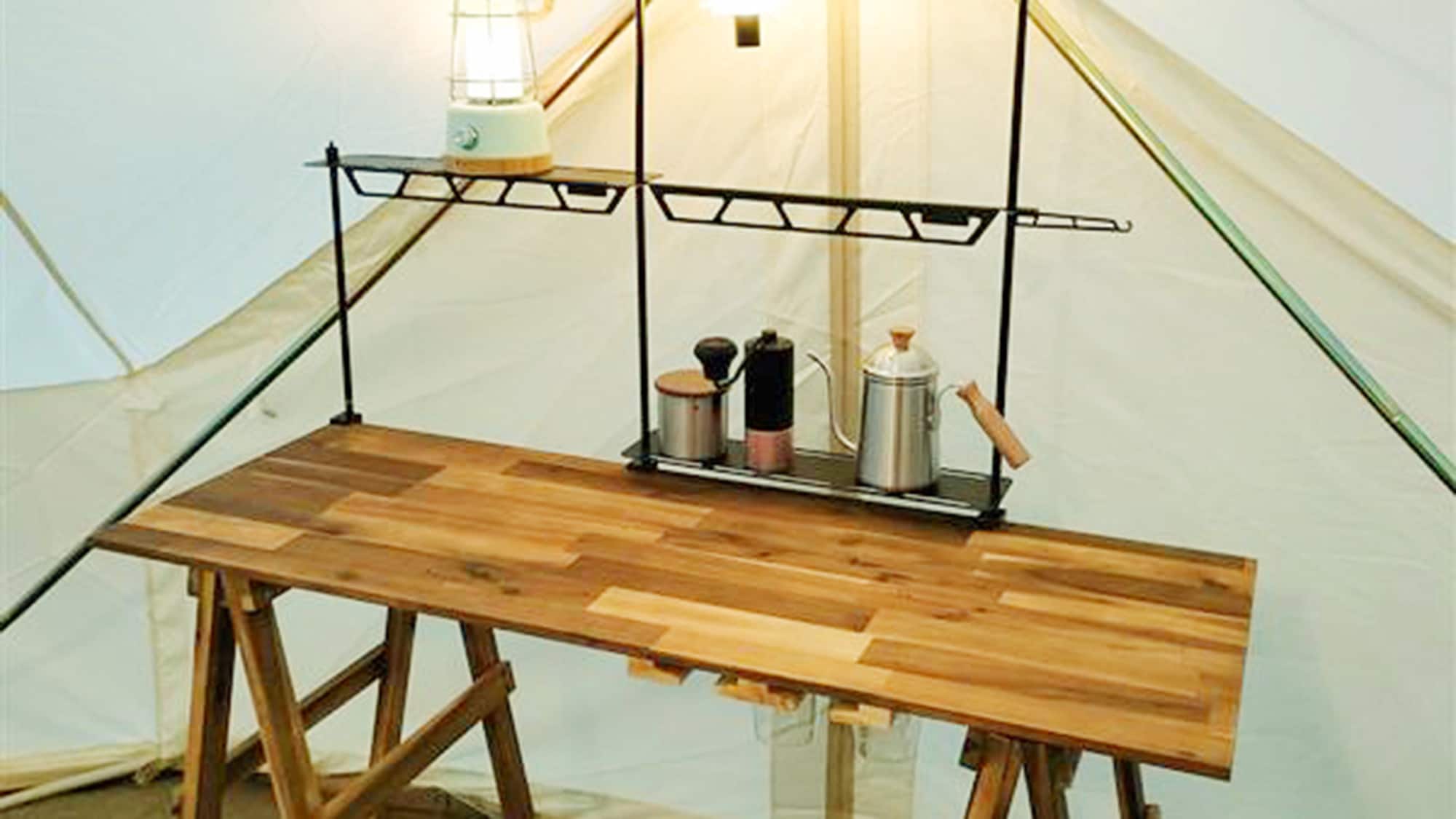 ・[Facilities] BBQ equipment and coffee mills are also available.